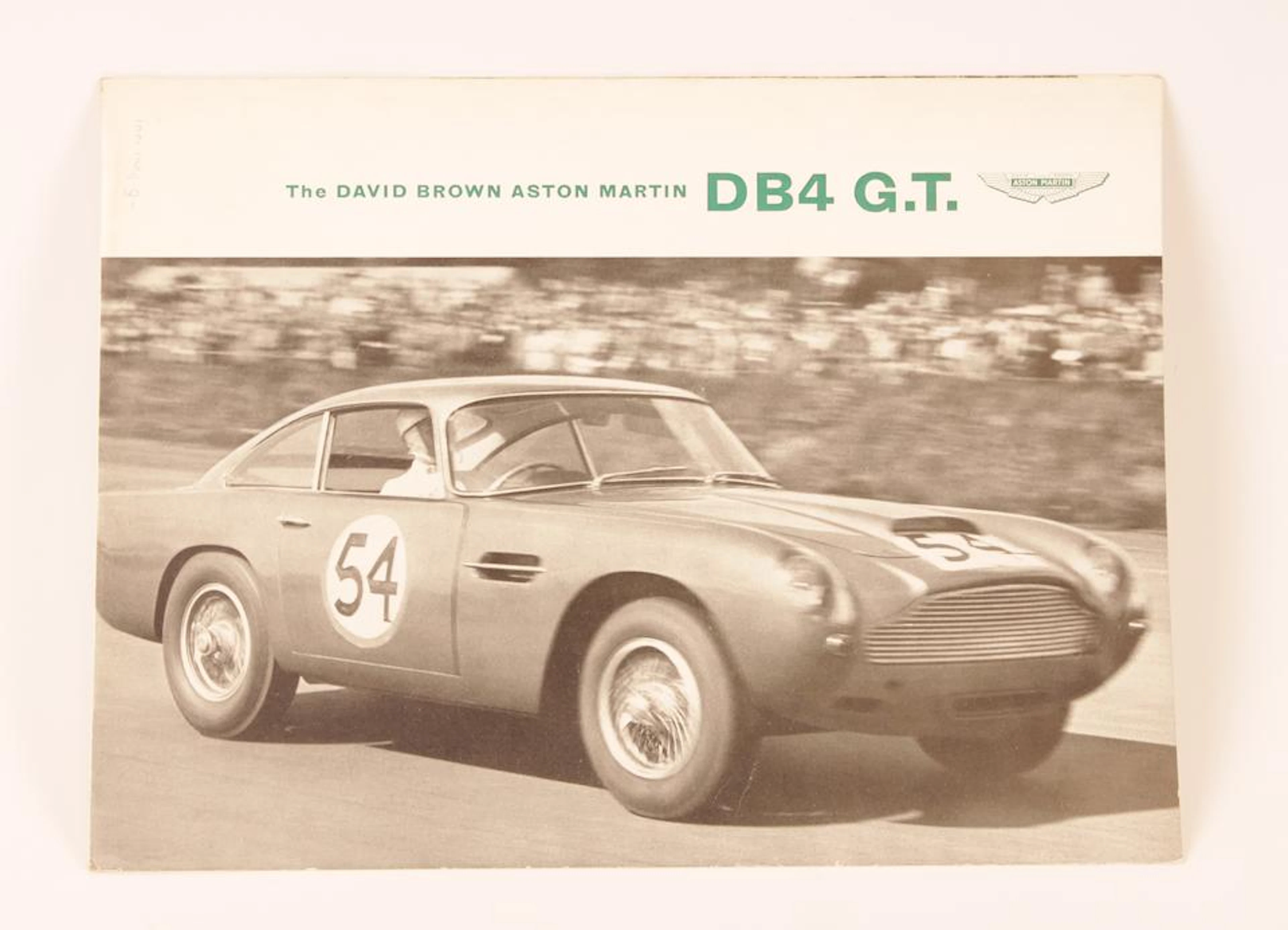 An Aston Martin DB4 GT sales brochure, ((2))