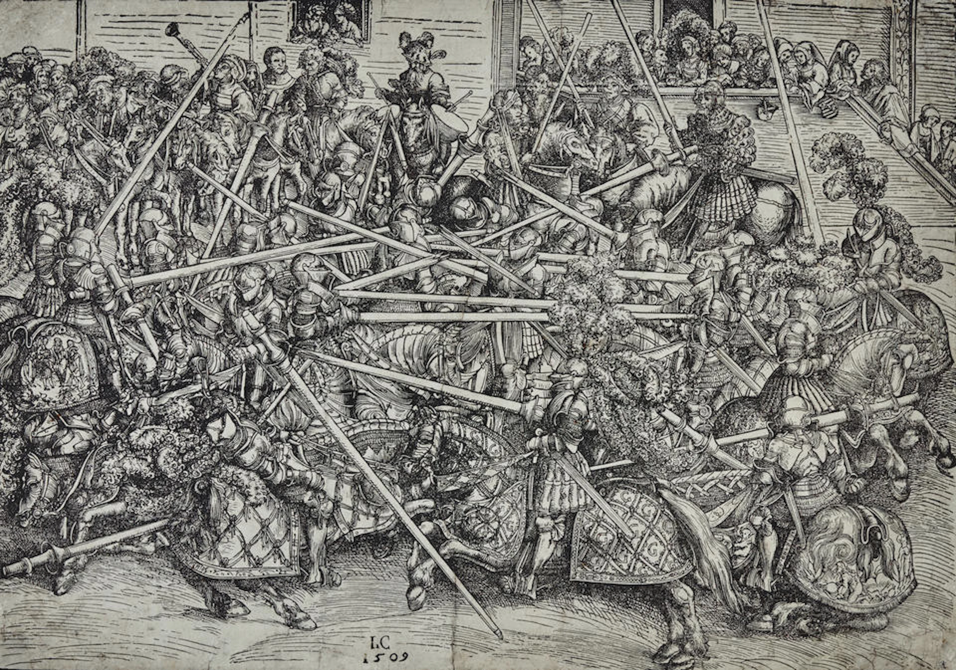 Lucas Cranach the Elder (1472-1553); The Third Tournament...