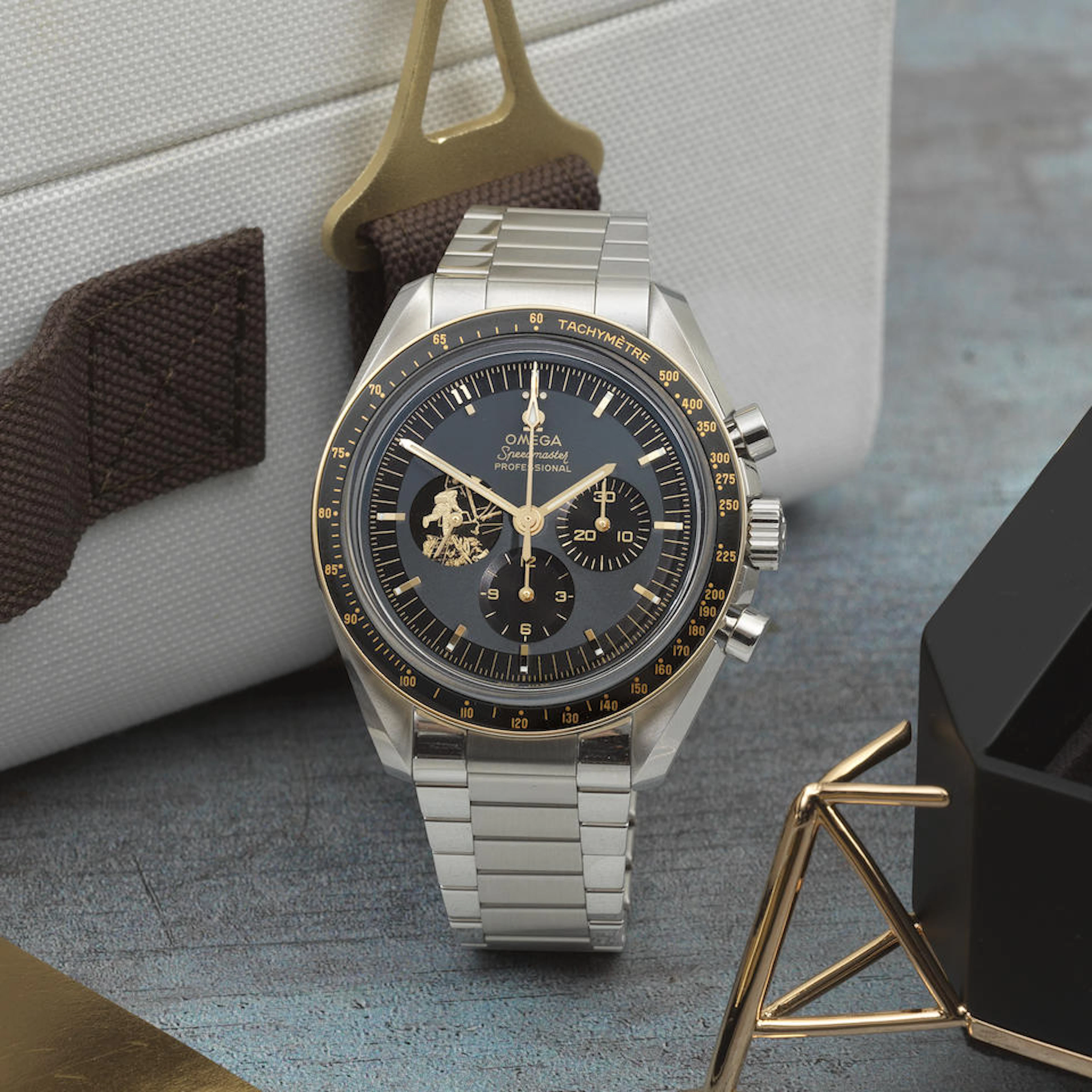 Omega. A Limited Edition stainless steel and 18K gold...