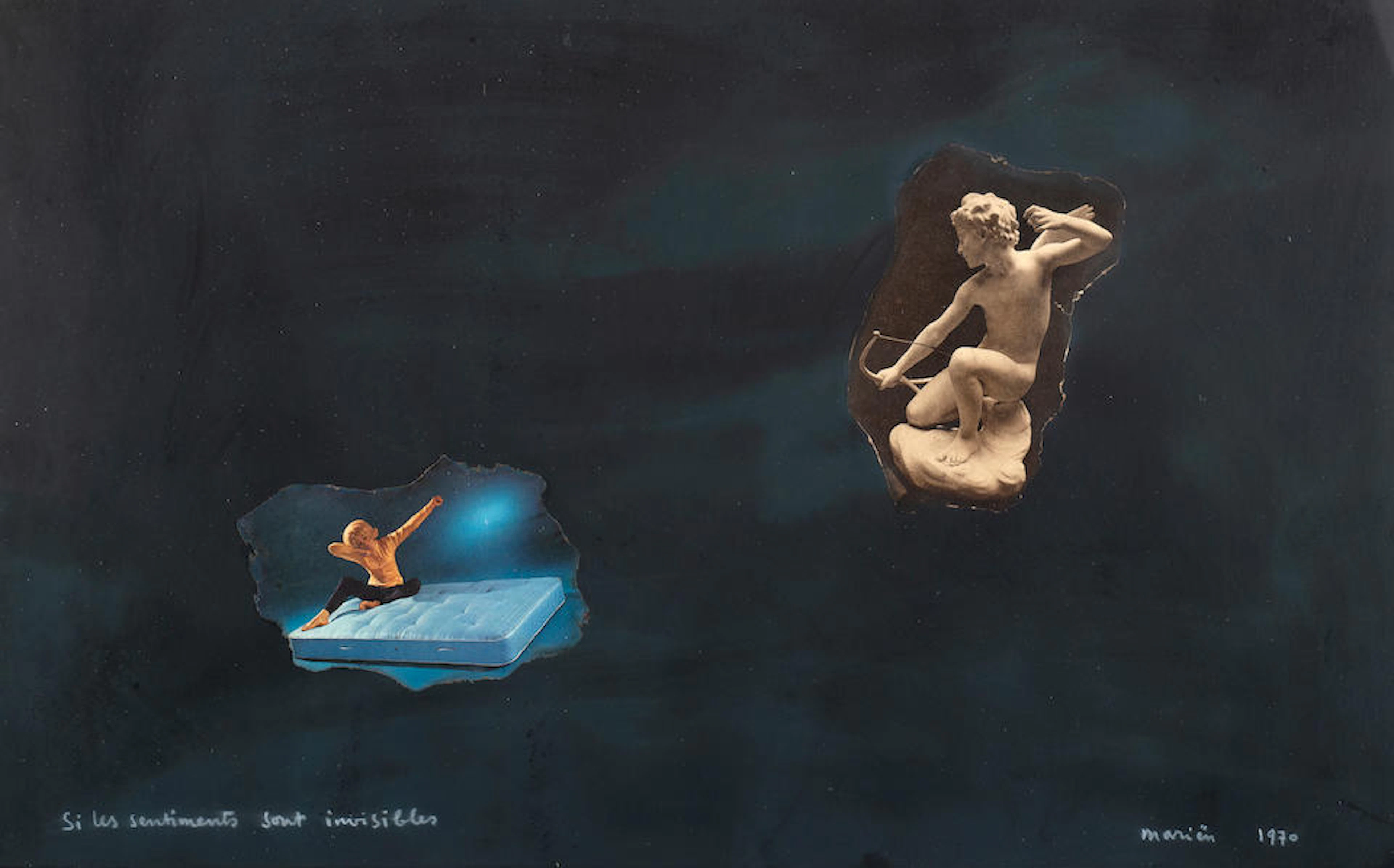 MARCEL MARIËN (1920-1993) Si les sentiments sont invisibles (Executed in 1970)