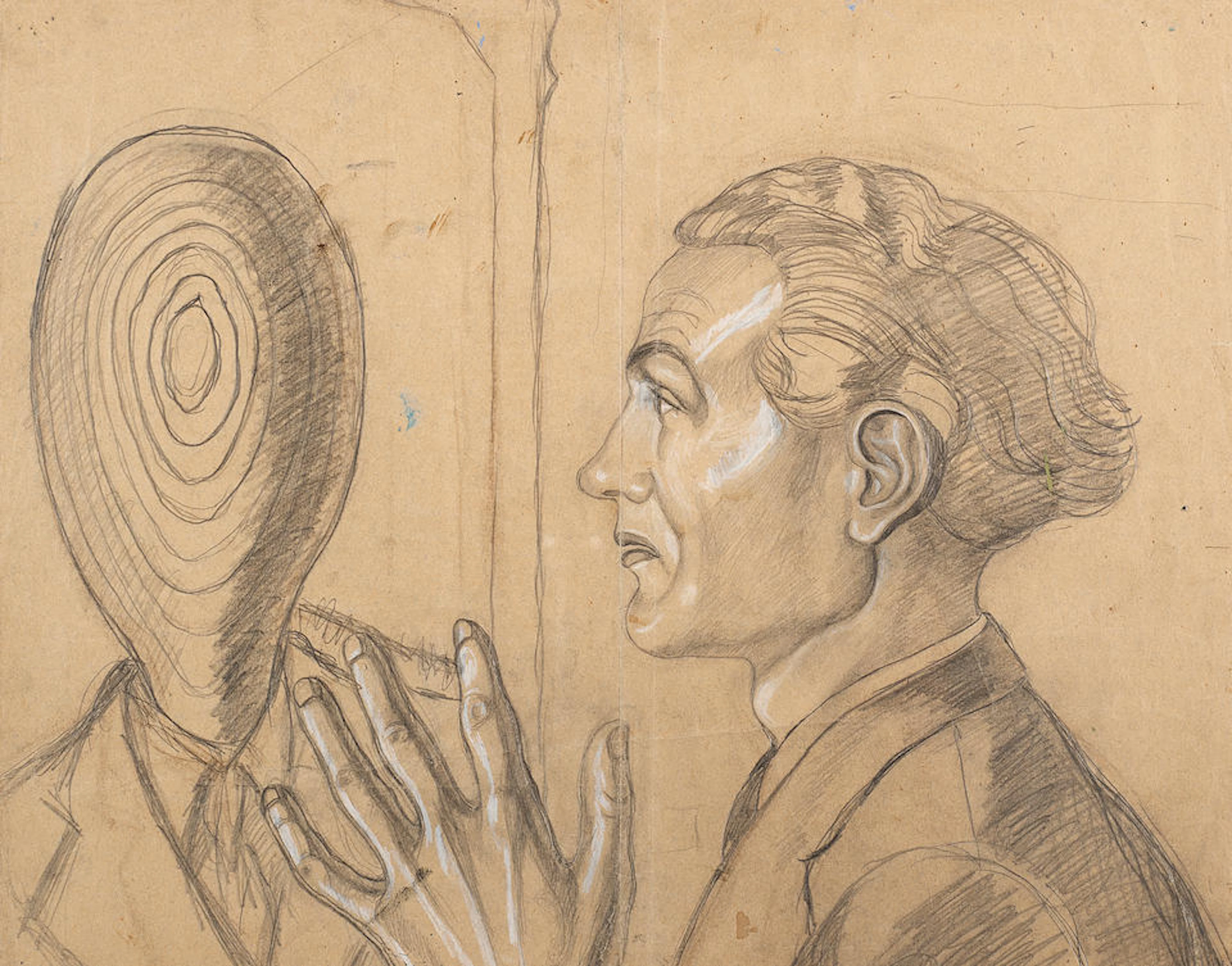LUIGI RUSSOLO (1885-1947) Specchio della verità (recto)...