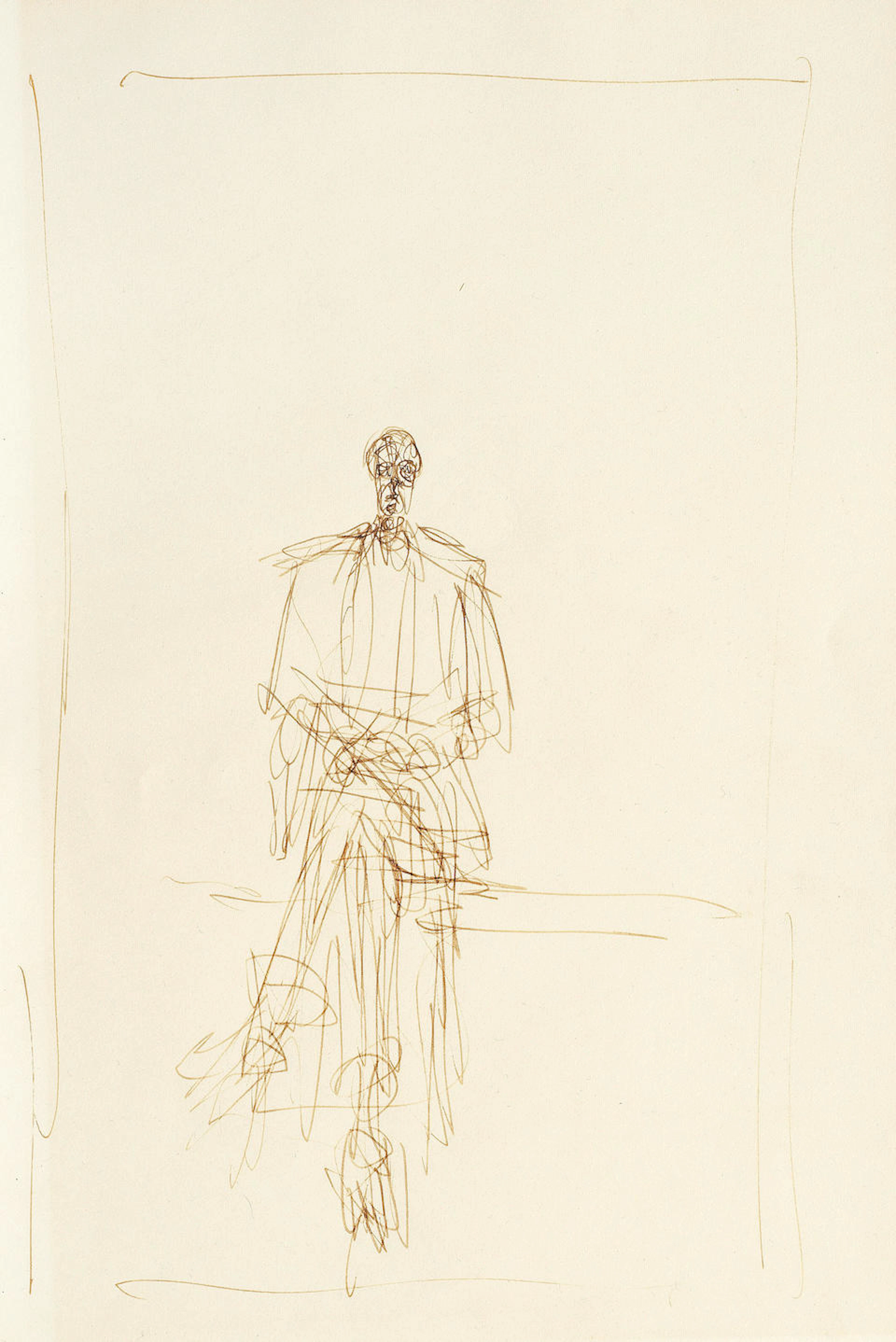 ALBERTO GIACOMETTI (1901-1966) Diego assis (Executed in 1956)
