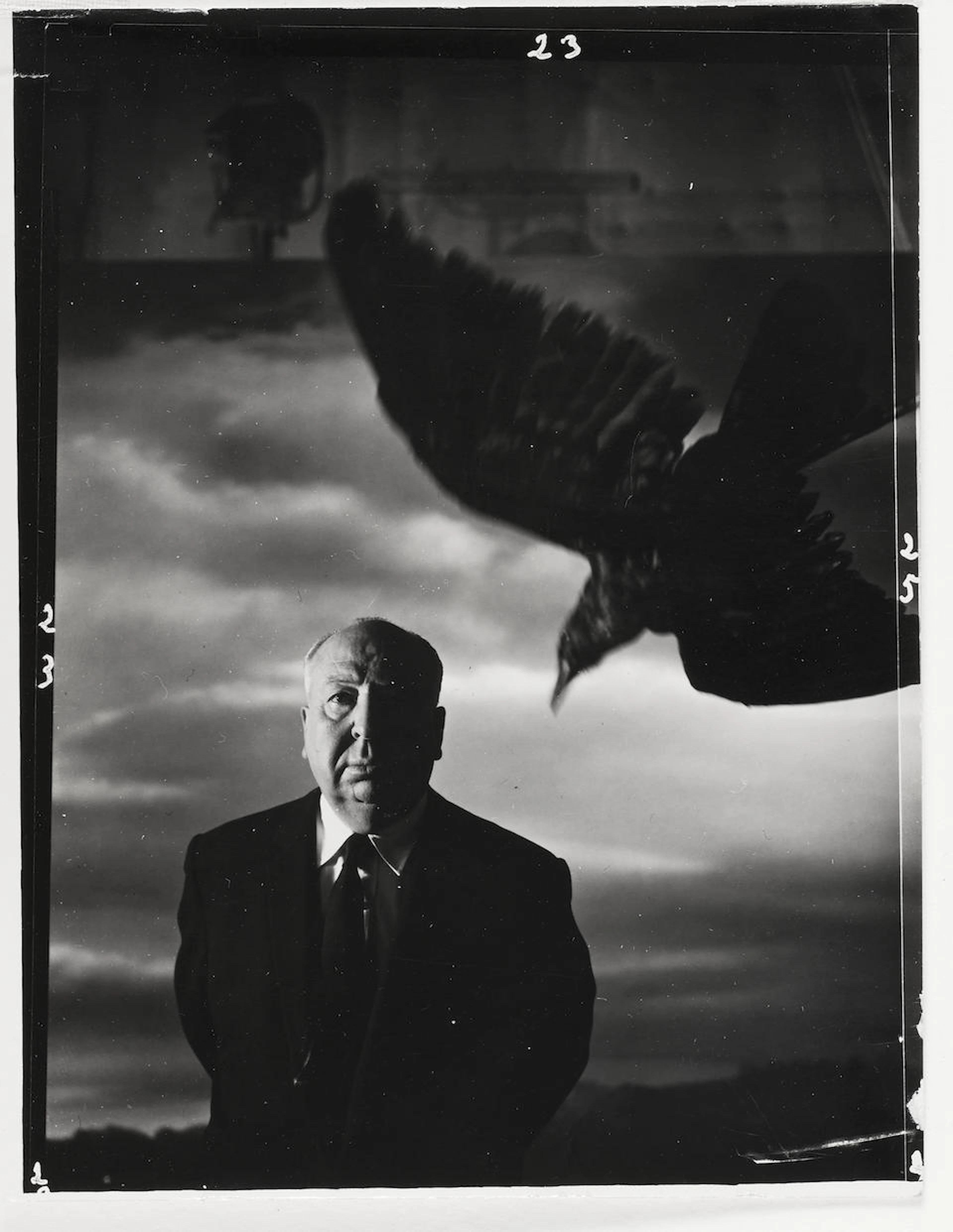Philippe Halsman (1906-1979); Alfred Hitchcock, The Birds;