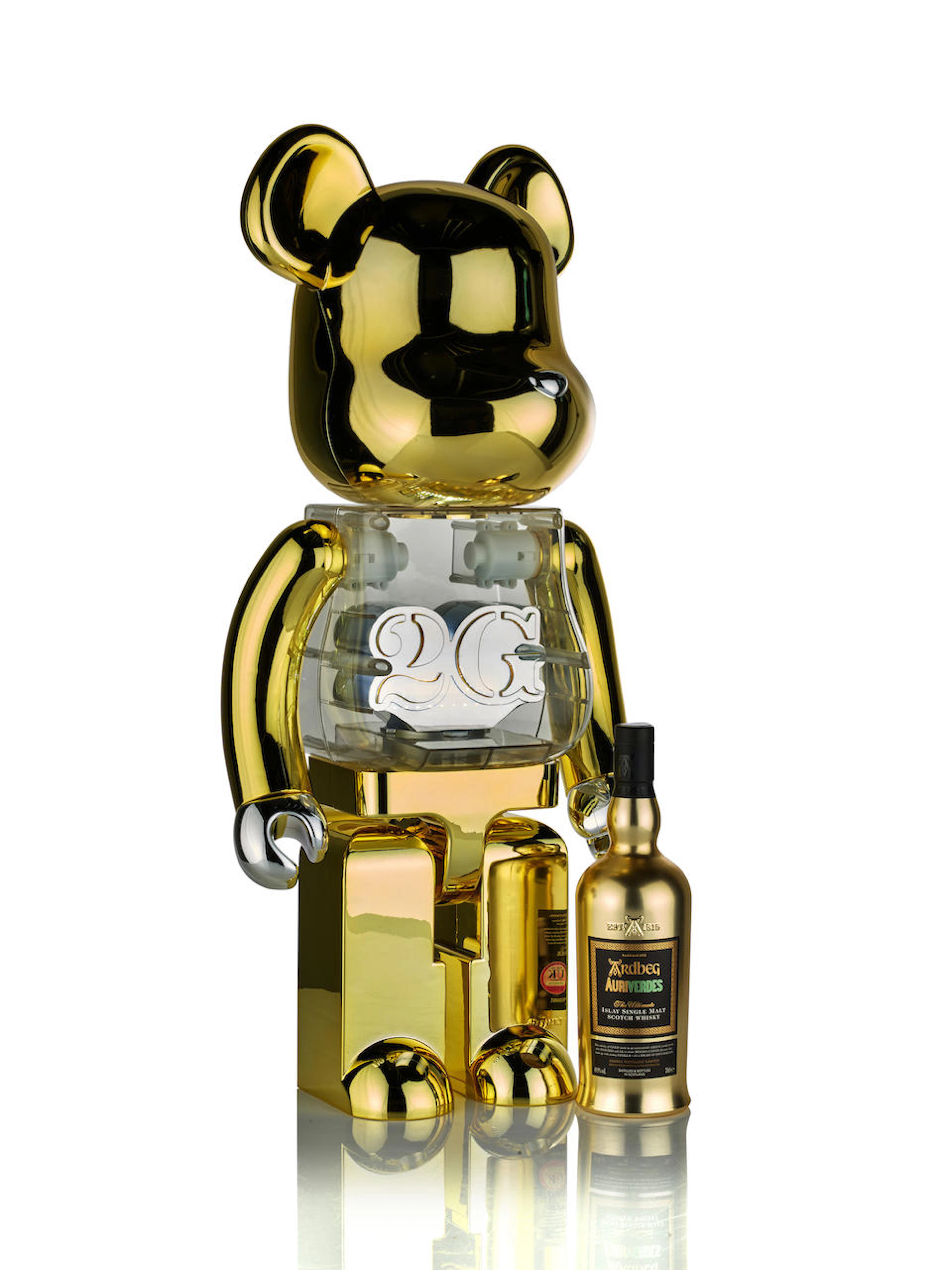 Ardbeg Auriverdes-Gold Edition (1000% Be@rbrick)