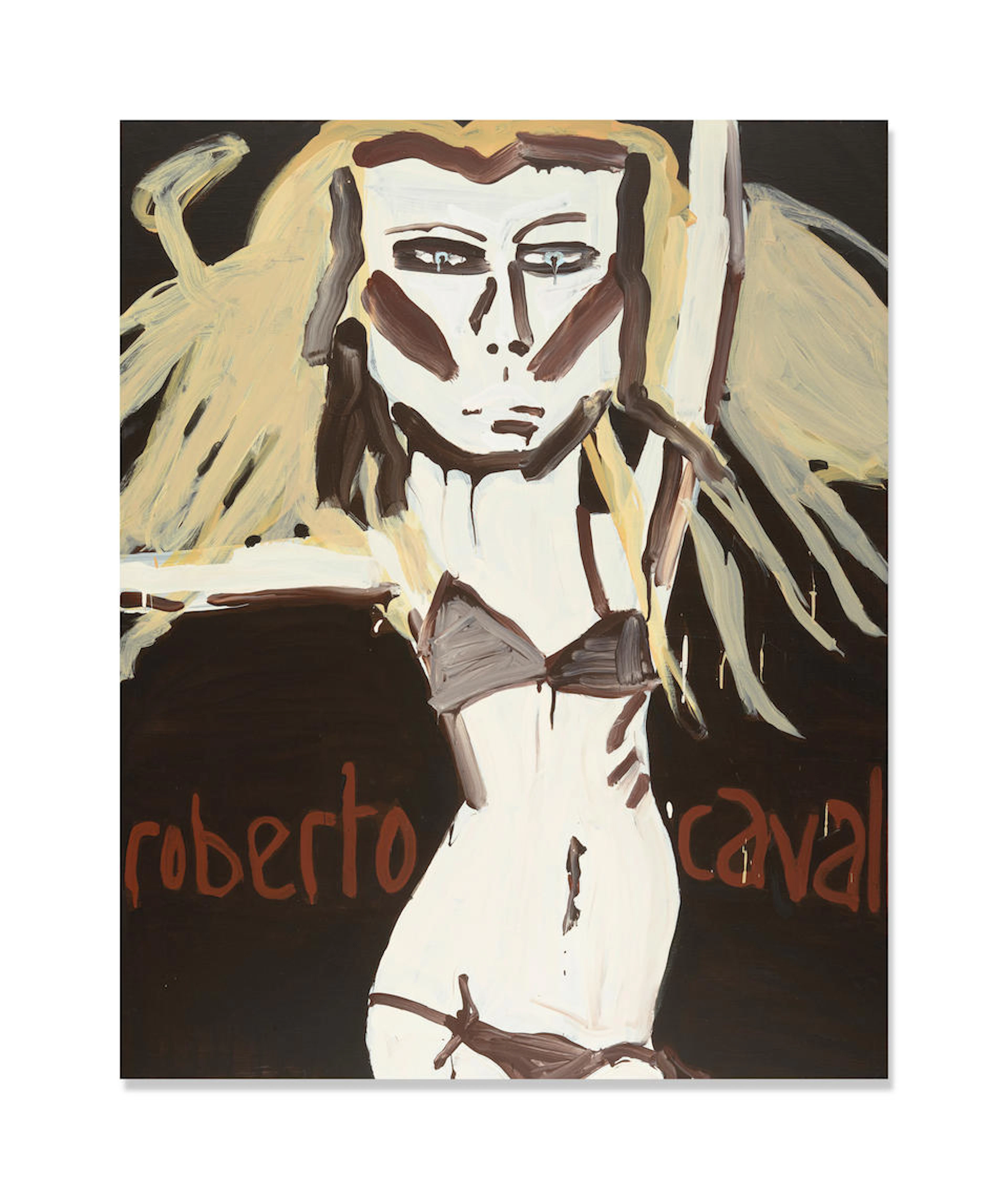 Katherine Bernhardt (B. 1975) Kate Moss (Roberto Cavalli)