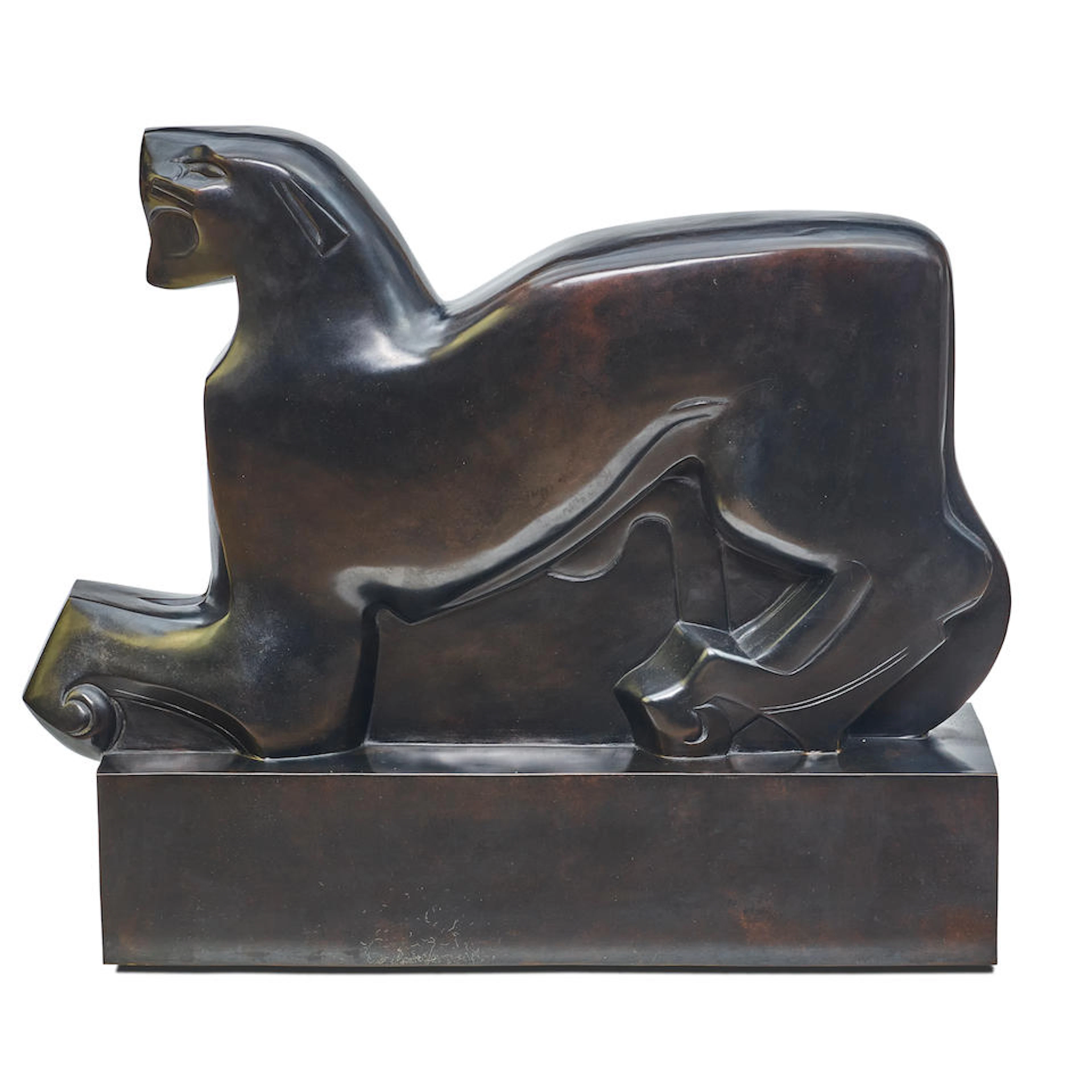 JOSEPH CSAKY (1888-1971) La lionne modeled 1924