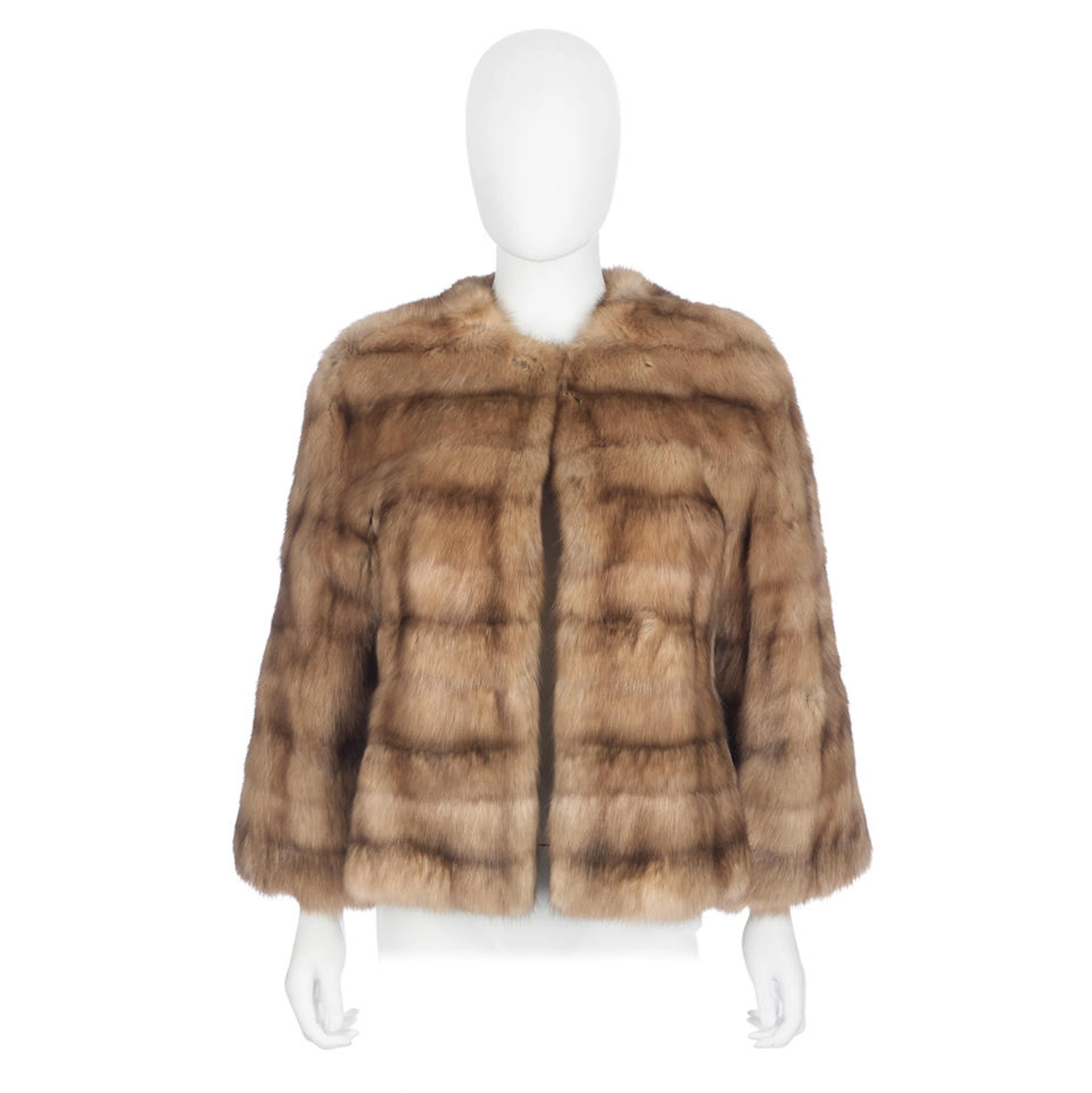 Dolce and Gabbana Alta Moda: a Golden Sable Fur Jacket