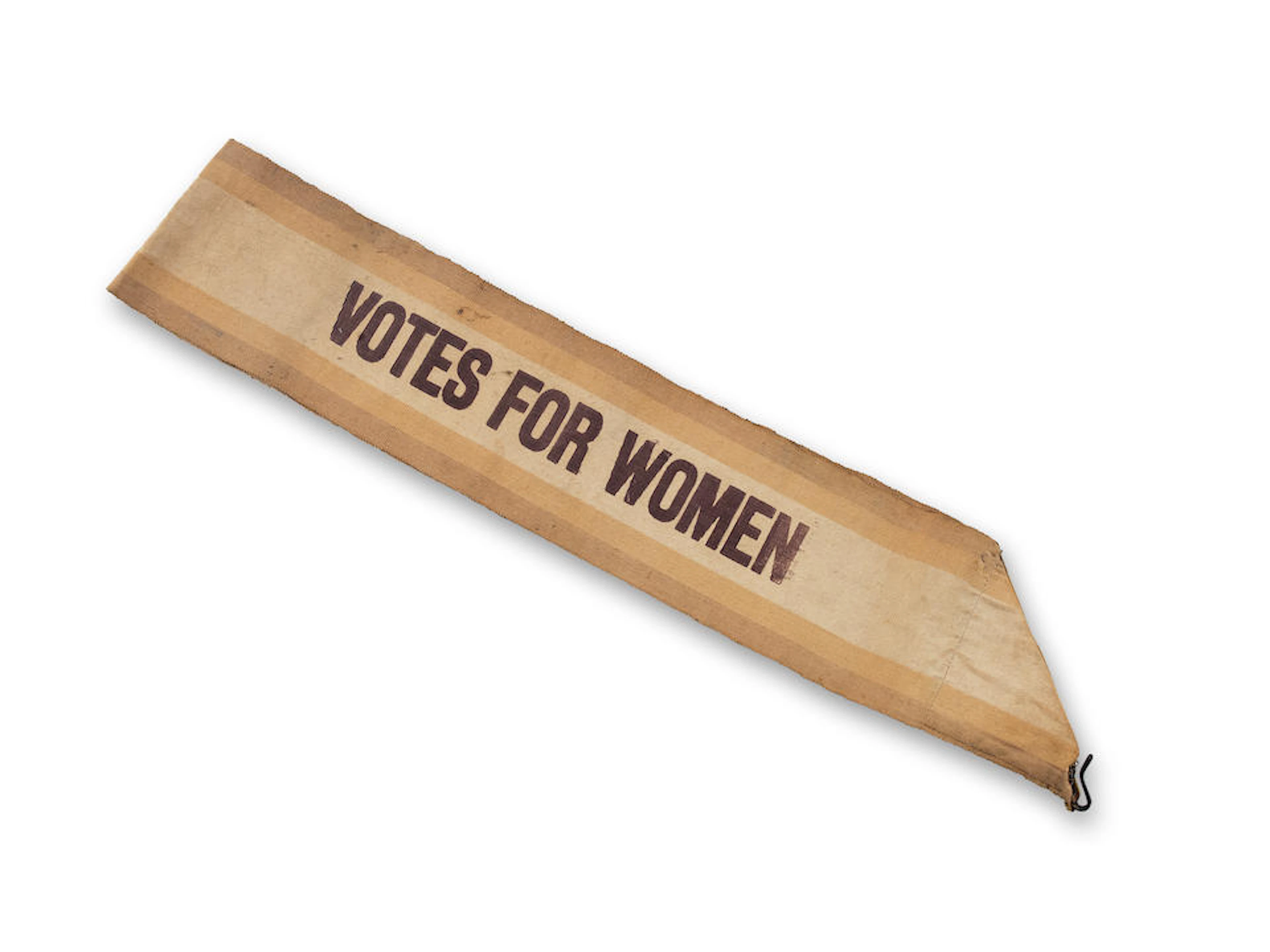 A 'Votes for Women' sash Early 20th century