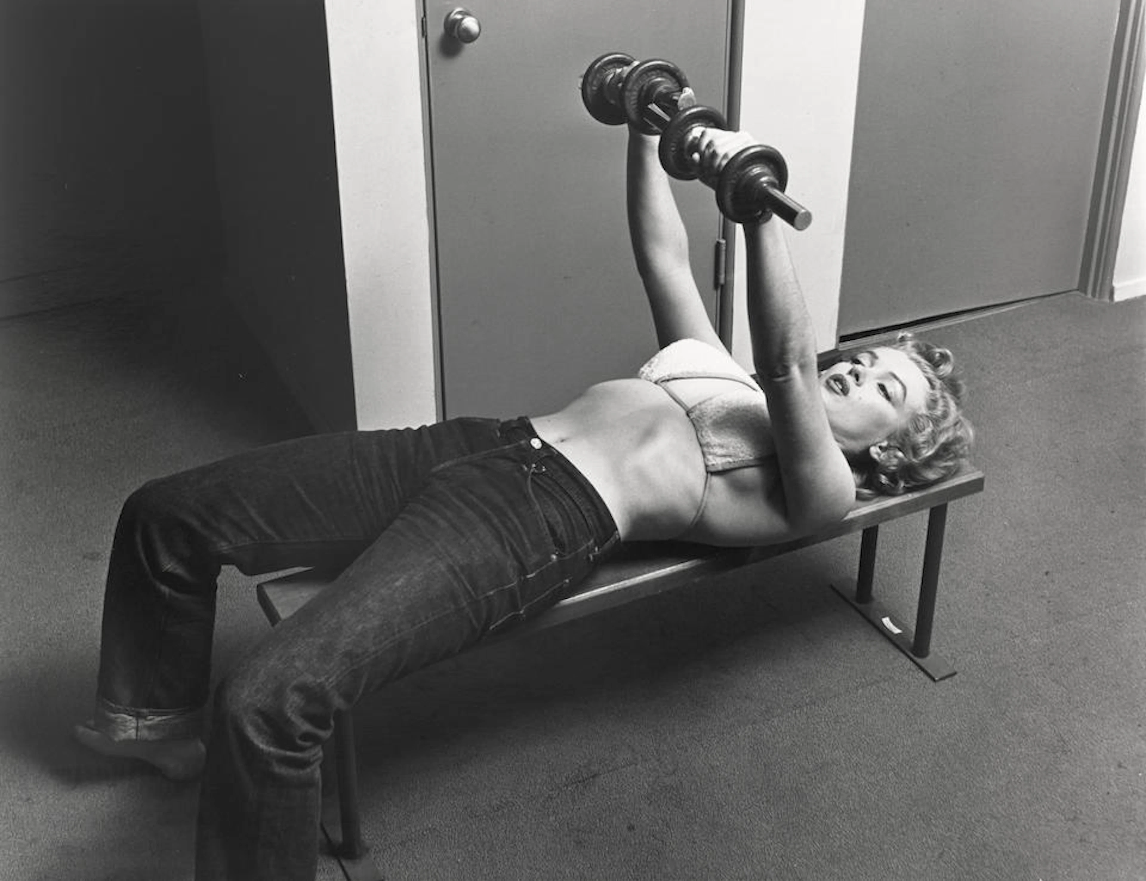 Philippe Halsman (1906-1979); Marilyn Monroe (Barbell);
