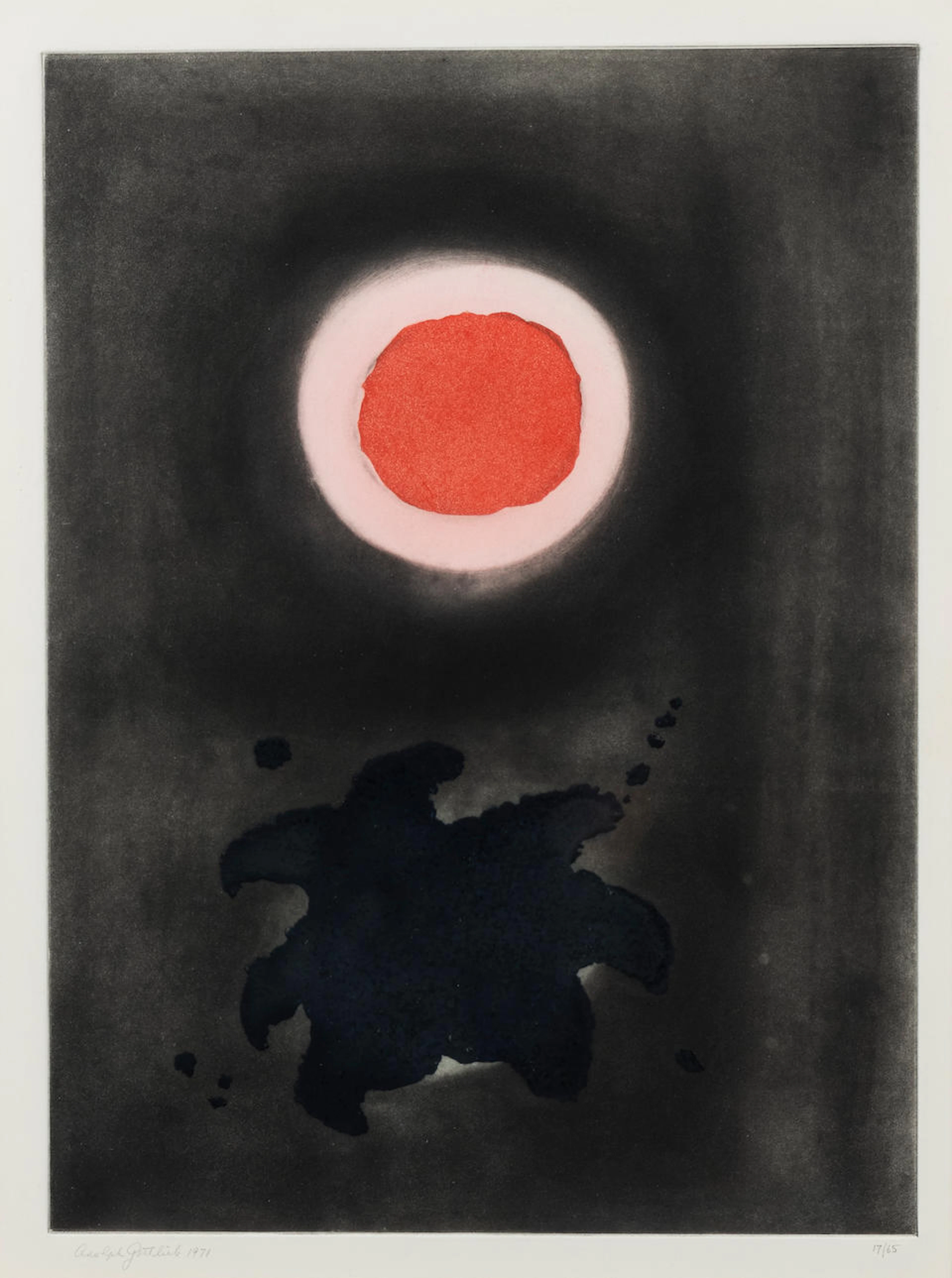 Adolph Gottlieb (1903-1974); Night Glow;