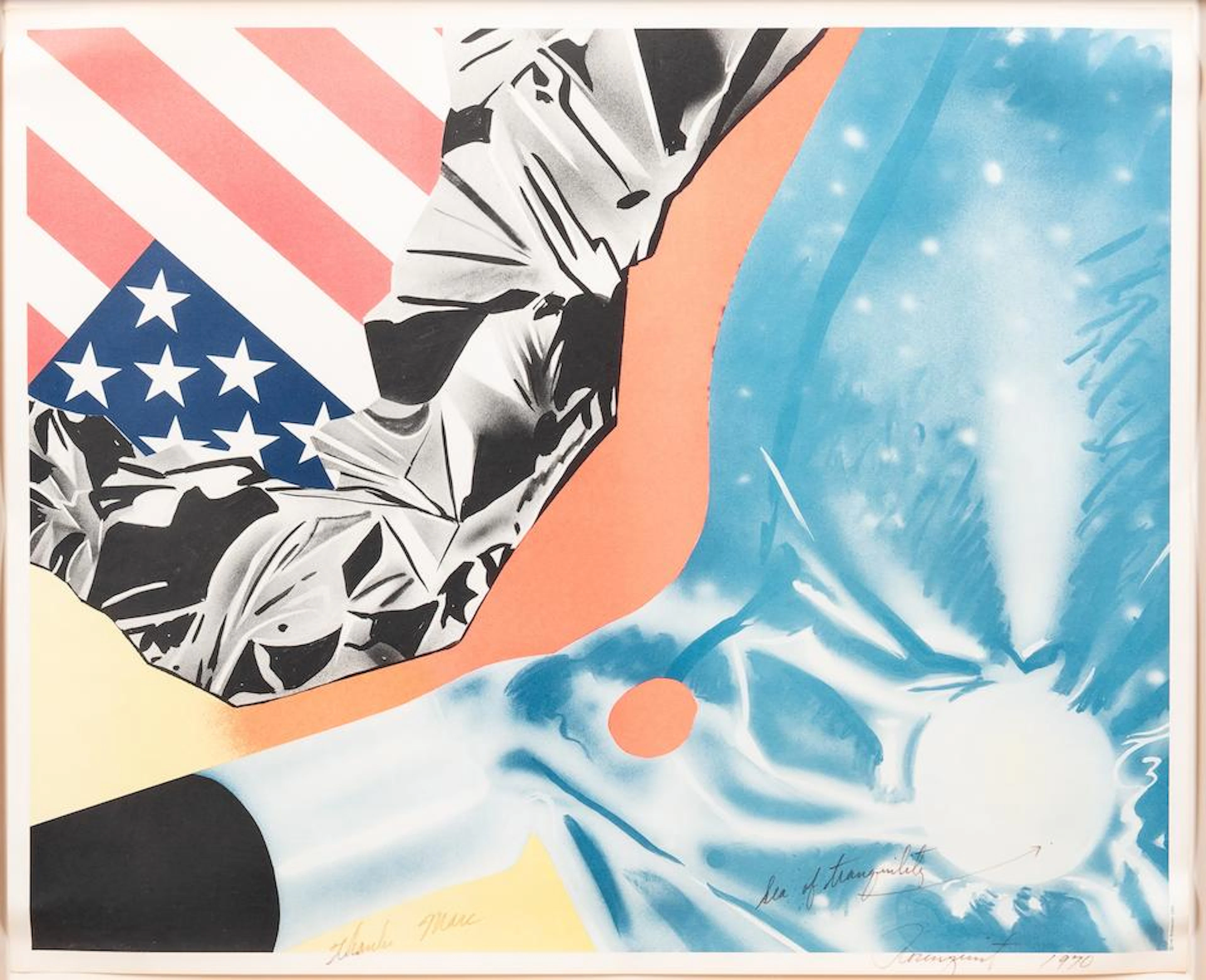 James Rosenquist (1933-2017); Flamingo Capsule (Castelli Poster);