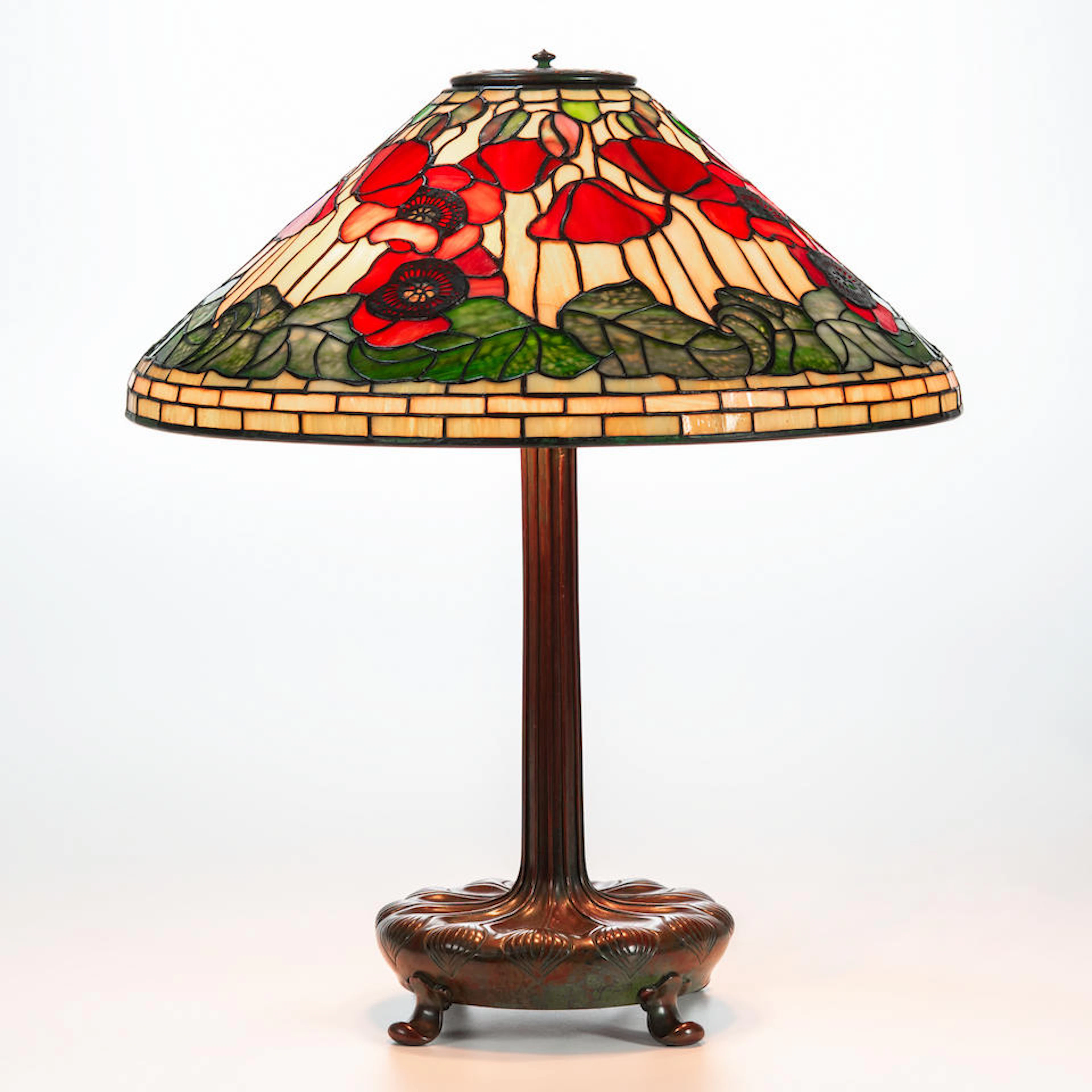 Tiffany Studios "Poppy" Table Lamp