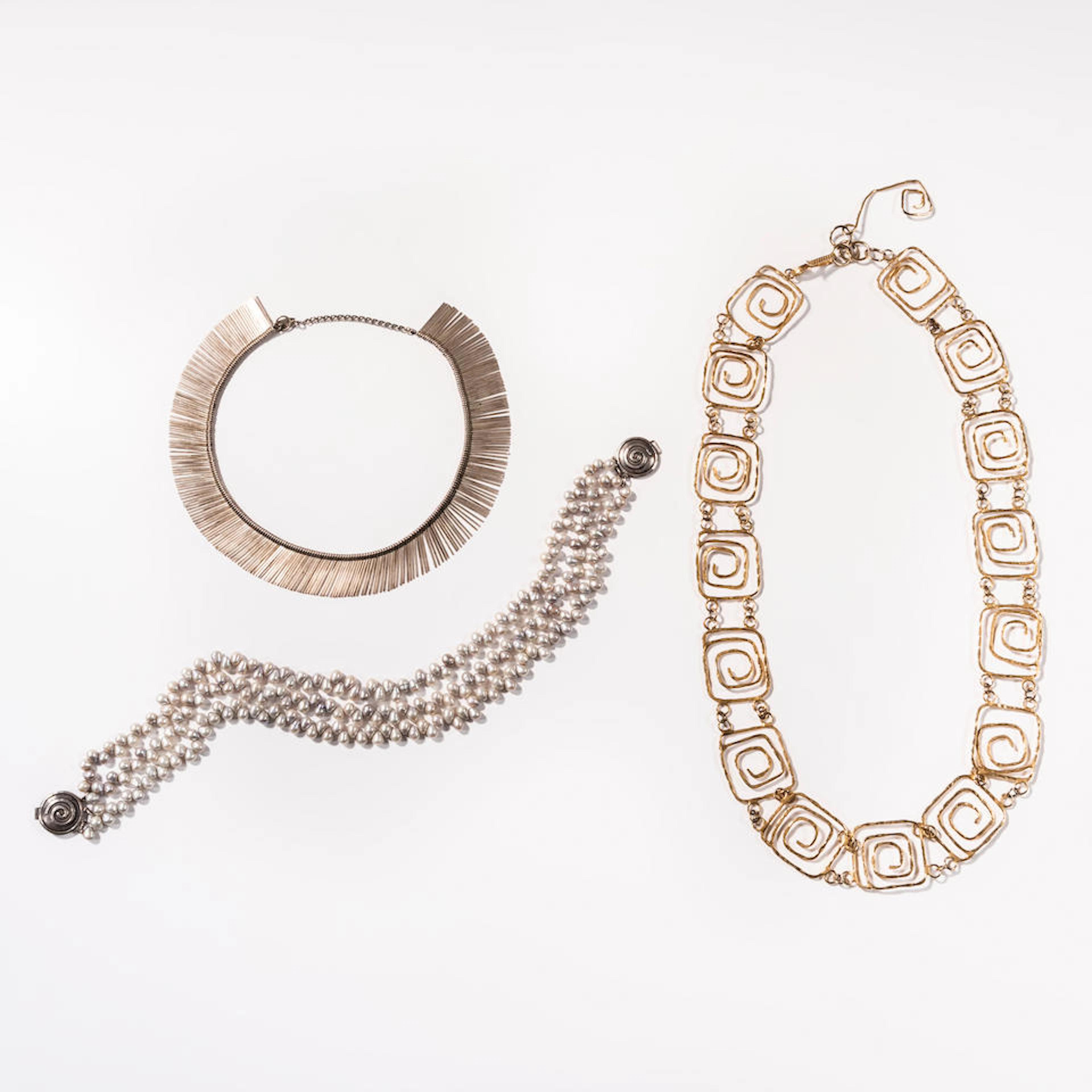 Two Necklaces and a Belt