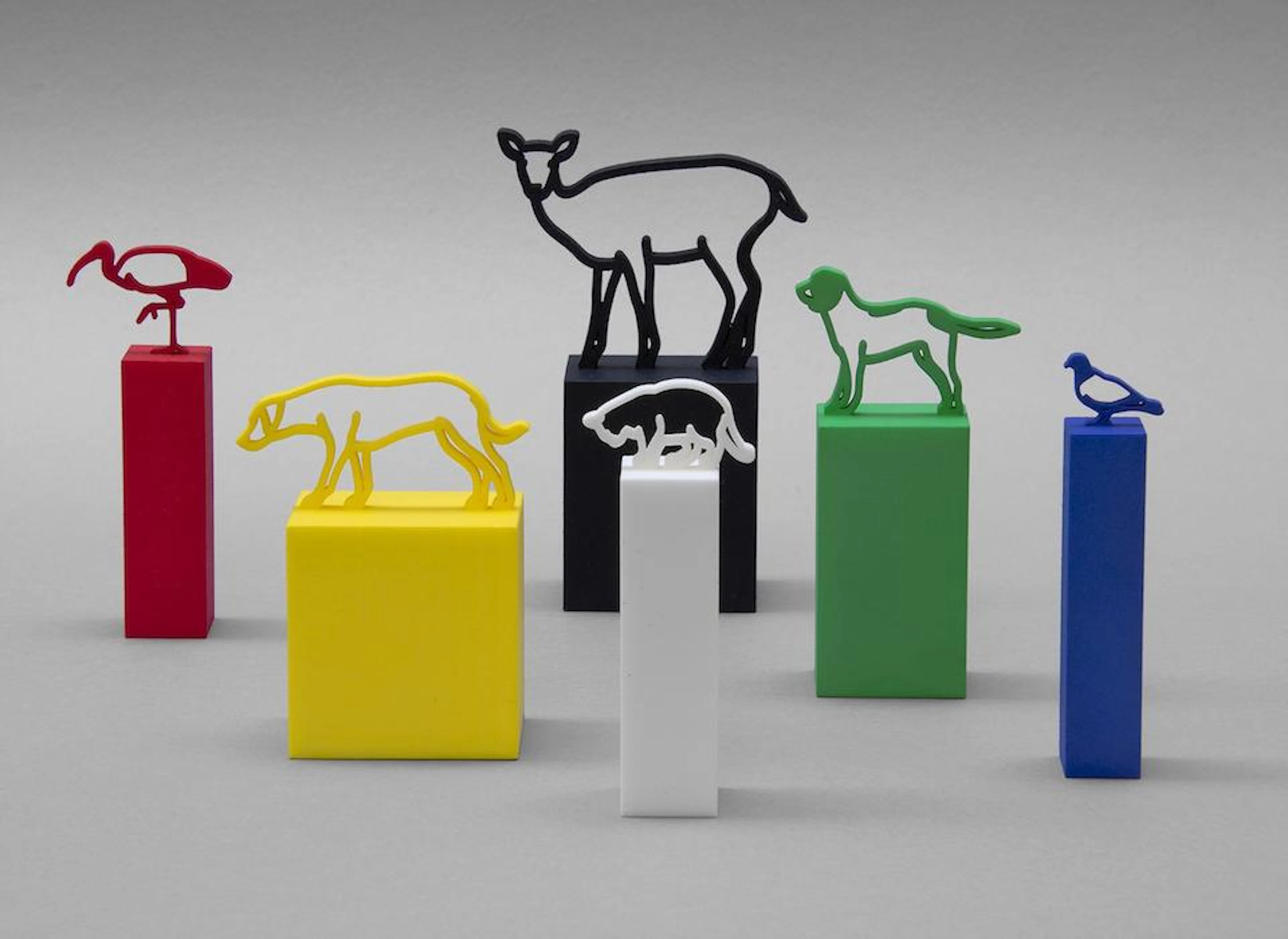 JULIAN OPIE (B. 1958) Animal Statuettes 2021