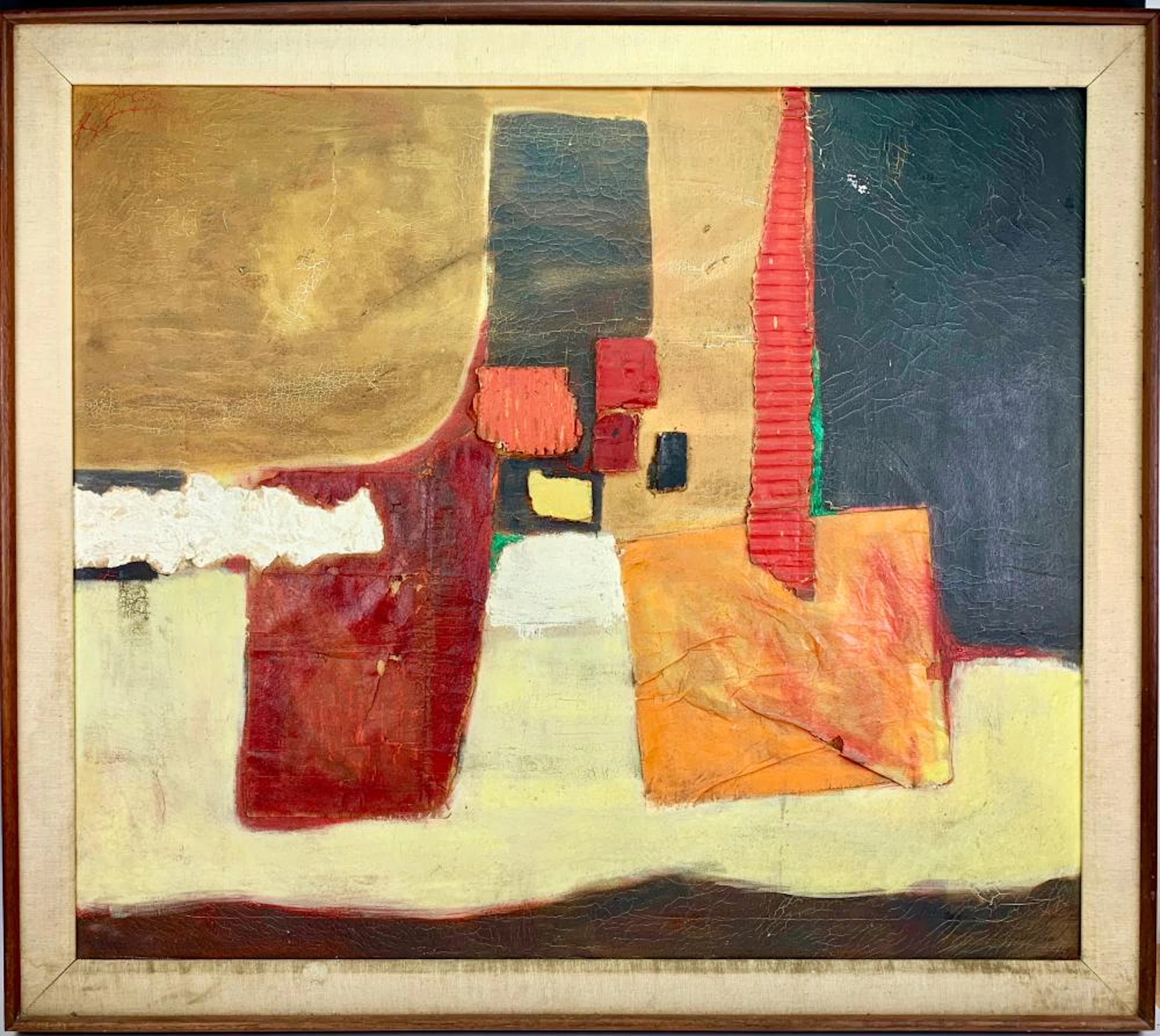 Attr. Alberto Burri(Italian 1915-1995)Mixed Media