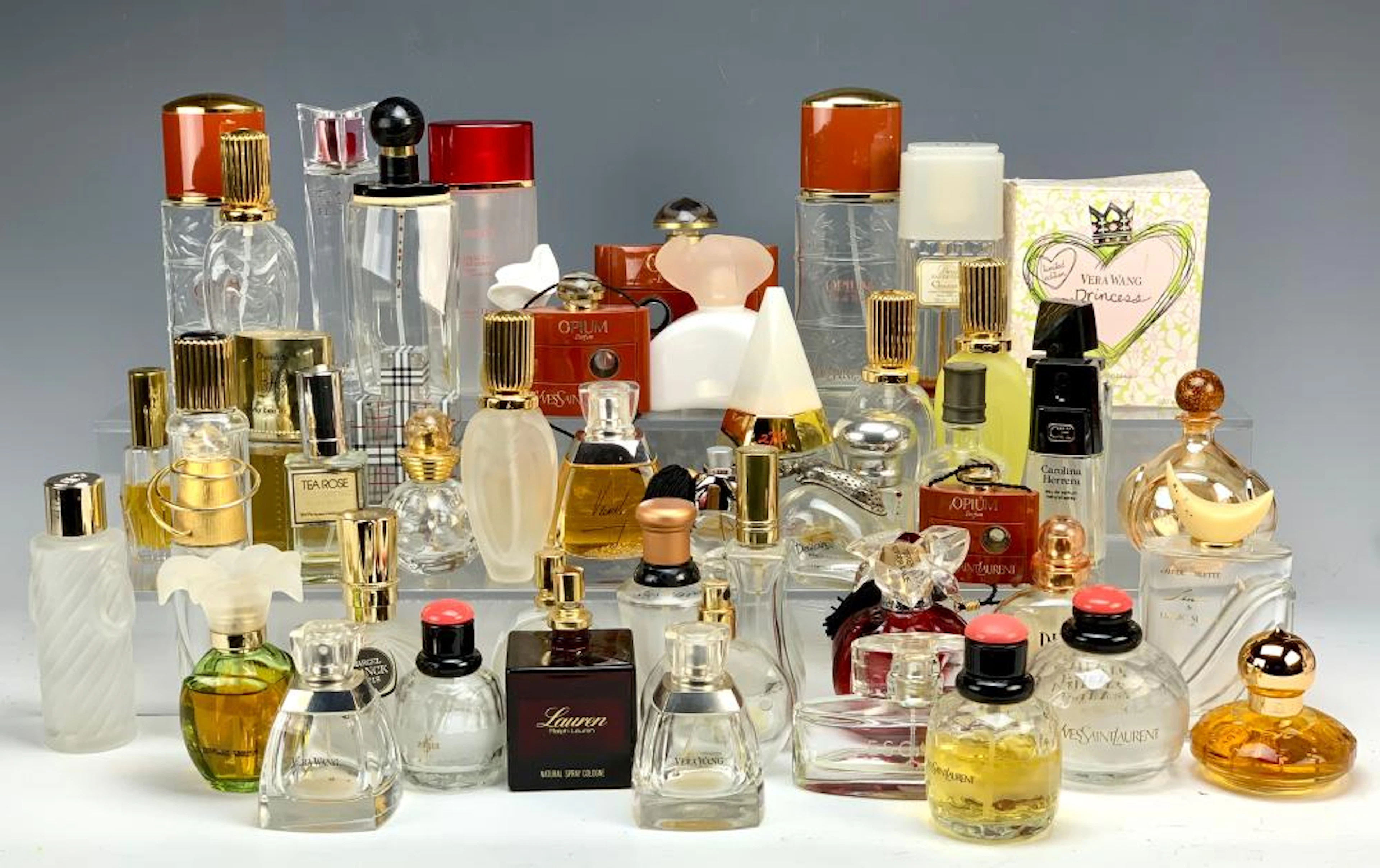 Collection of 50 Perfume Bottles