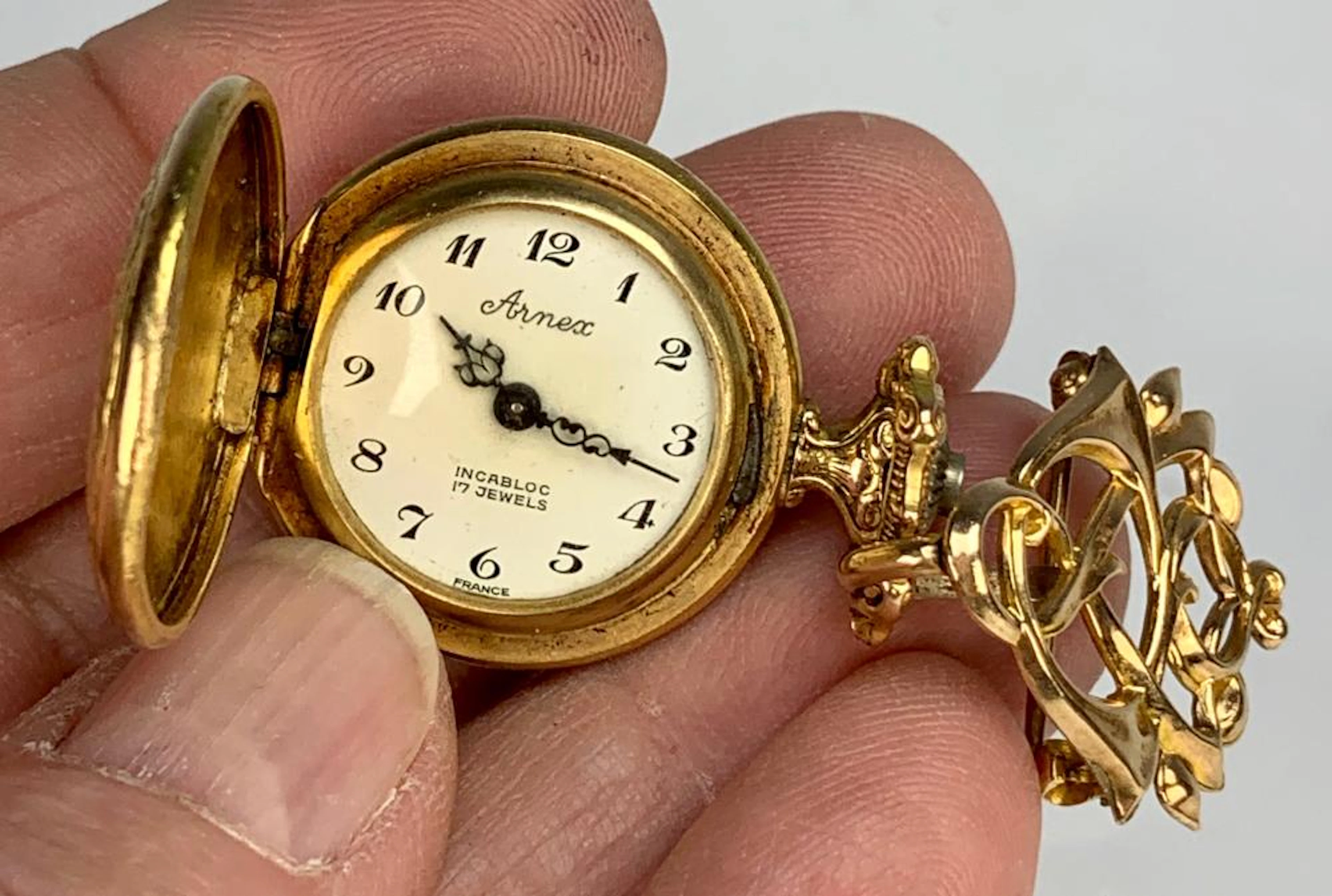 Arnex Incabloc 17 Jewel Ladys 12/OS Watch