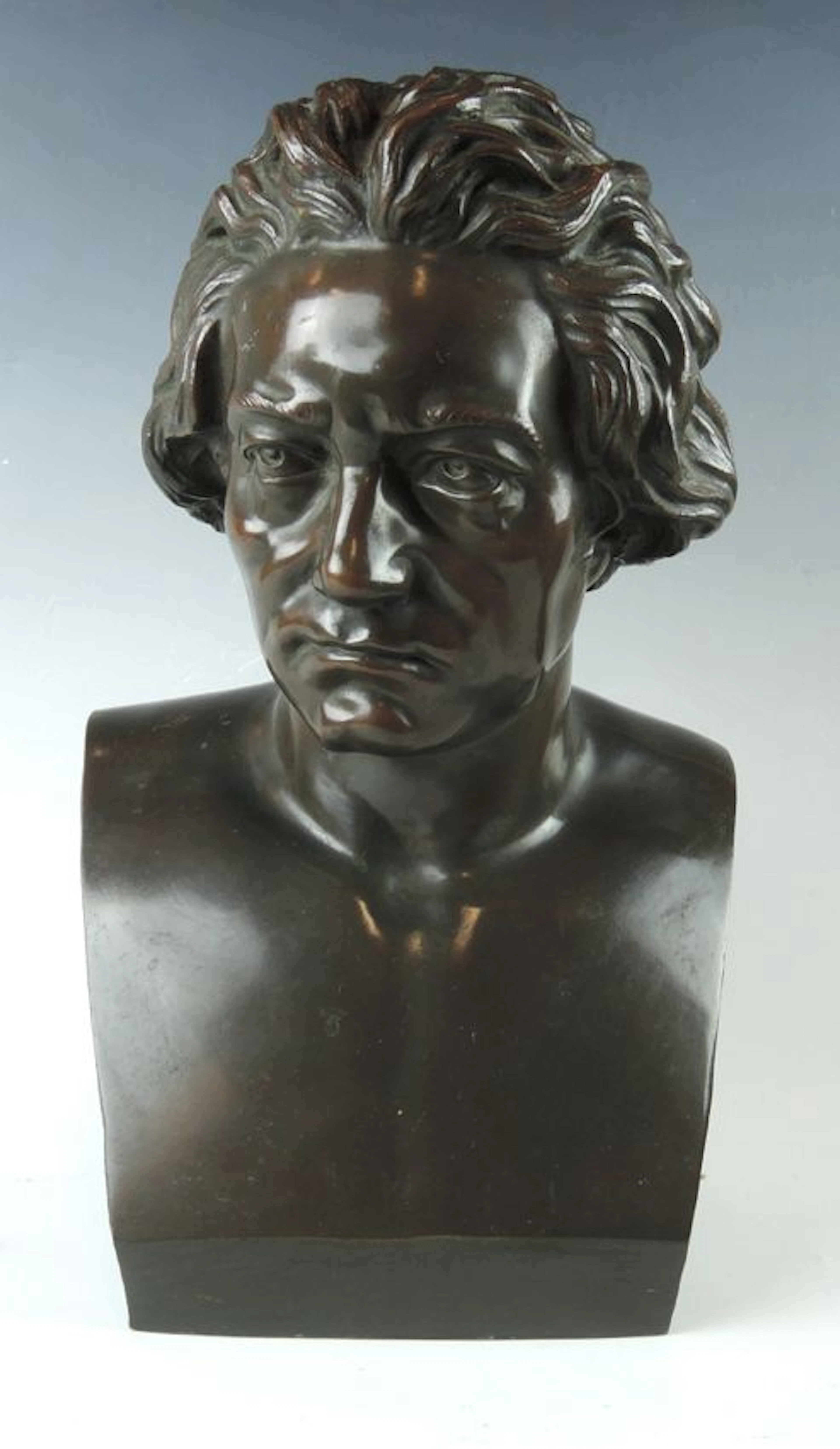 Bronze Bust of Beethoven by Gallet