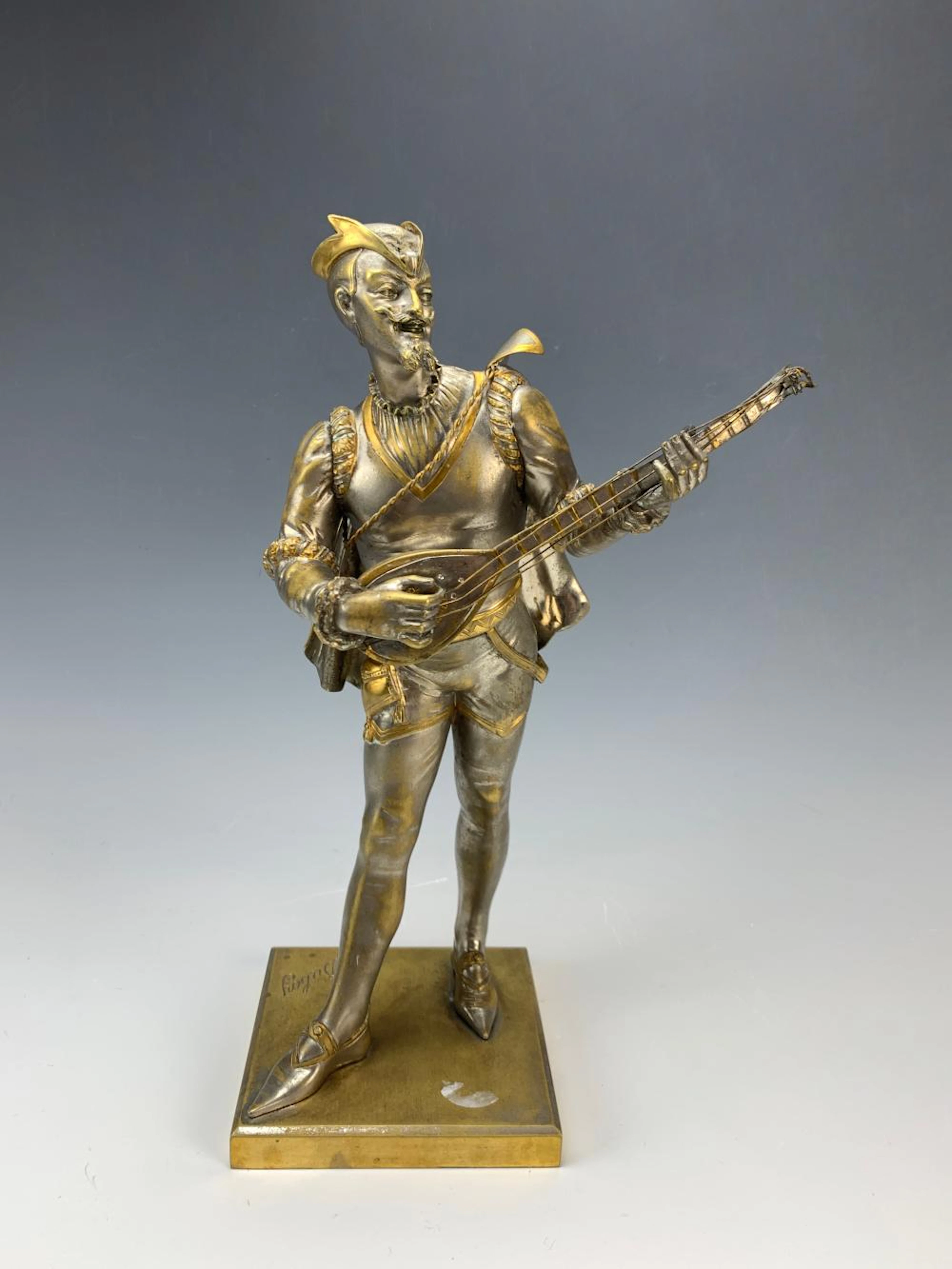 Mephistopheles Bronze Signed P. Duboy