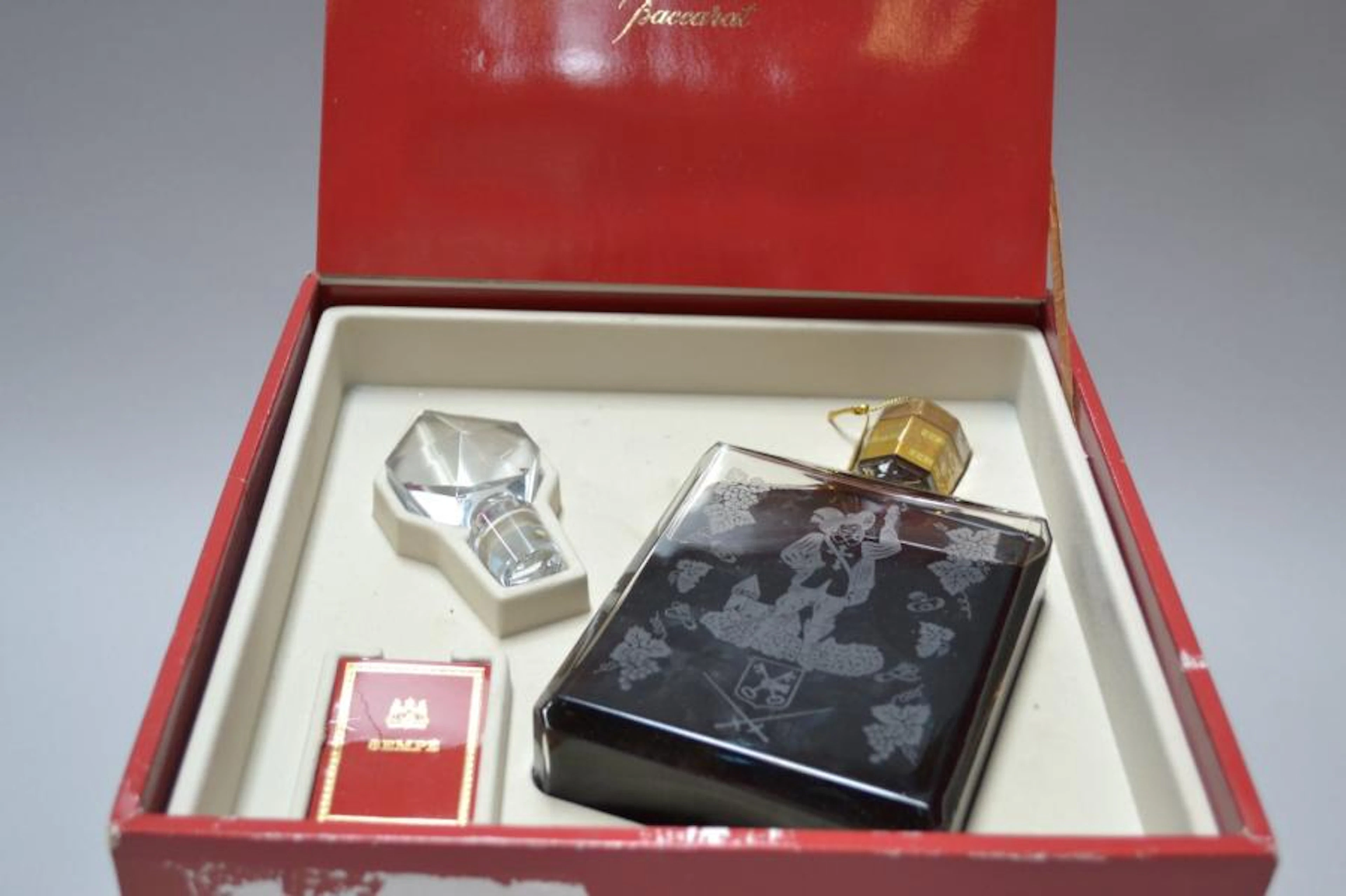 1 Bouteille ARMAGNAC SEMPE 1955 Carafe Baccarat