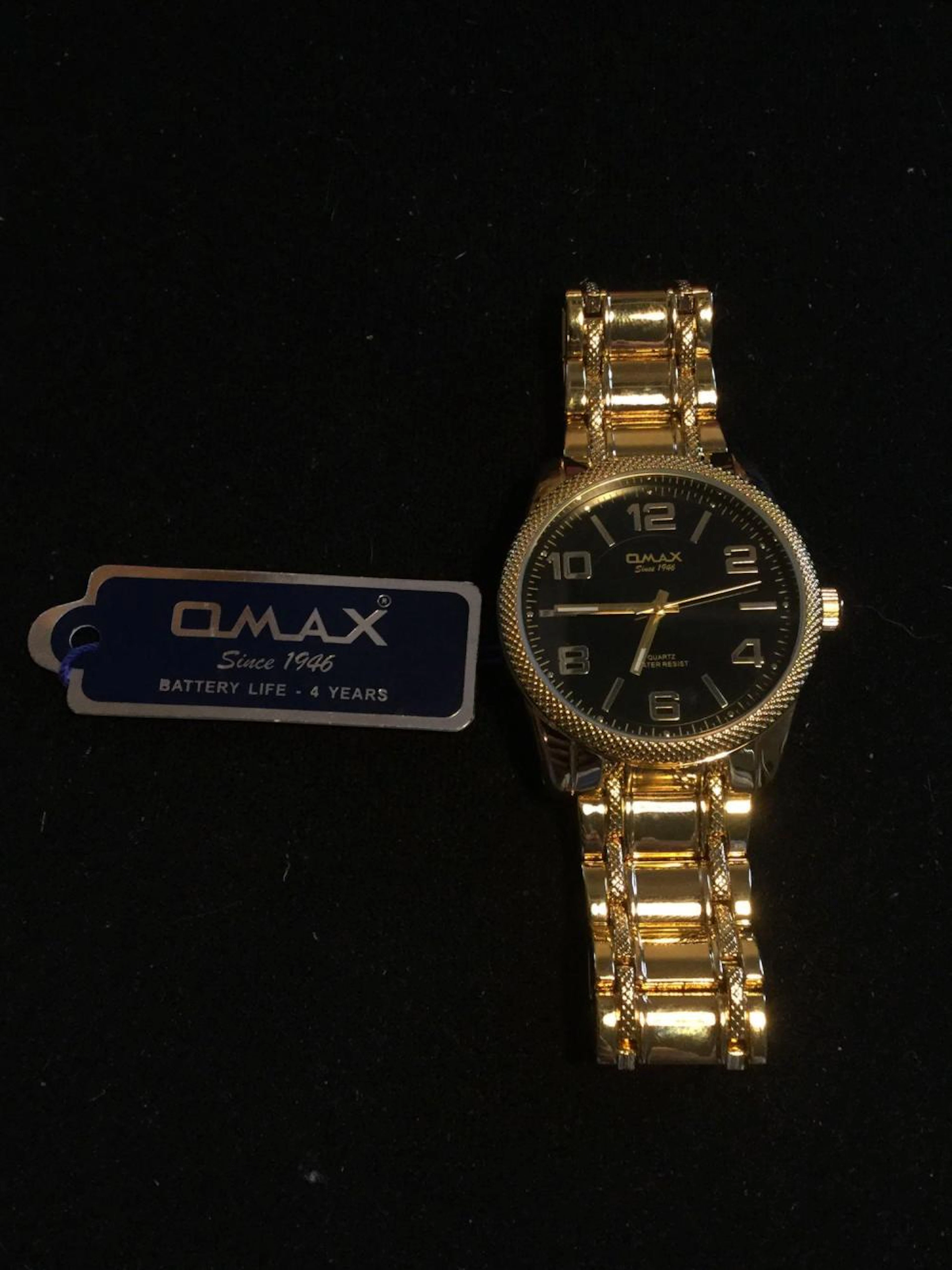 Brand New Omax Mens Watch with Tags. Needs new battery