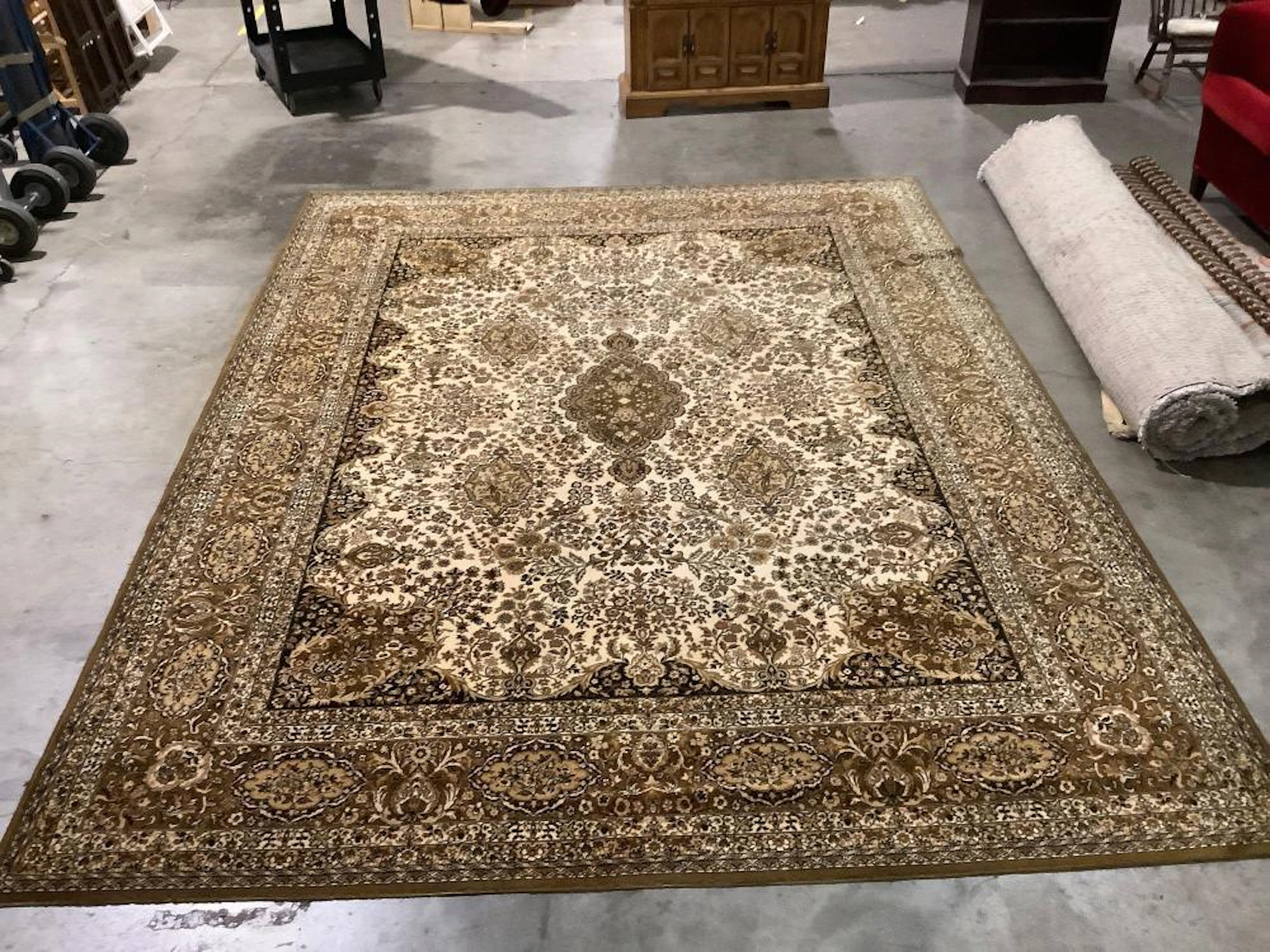 Vintage Halbmond Teppiche Tabris-Super 100% wool rug