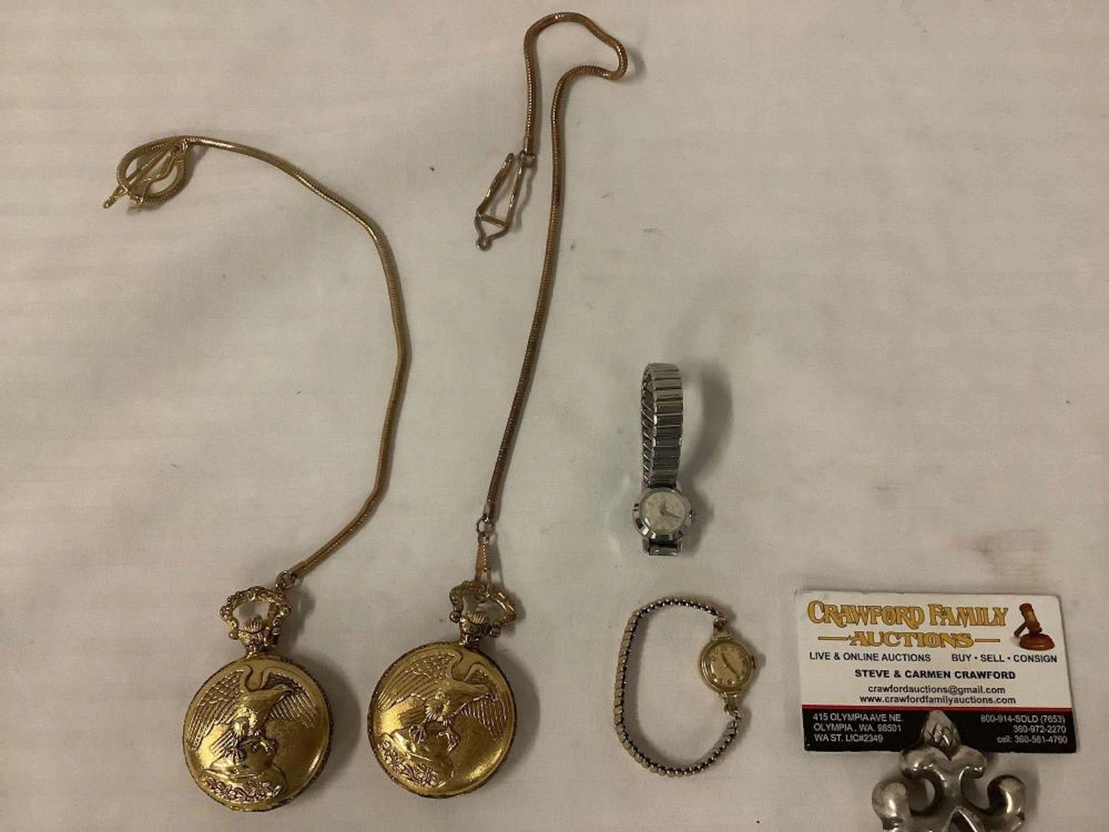 4x vintage watches - 2 Futura pocket watches + 2 vintage...