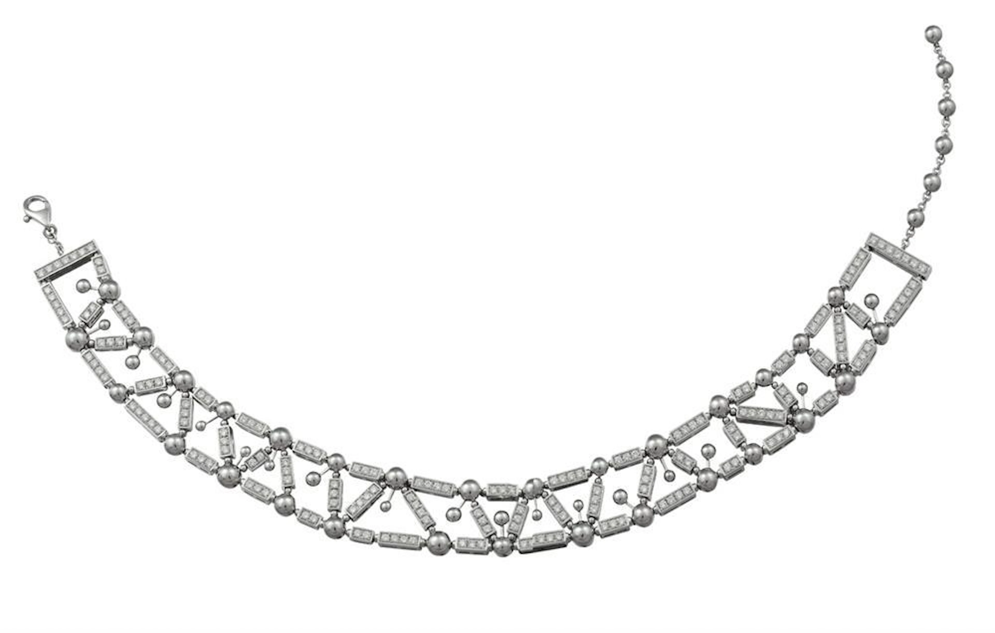 18ct white gold and diamond 'Astrale Fireworks' necklace, Bulgari, circa 2005