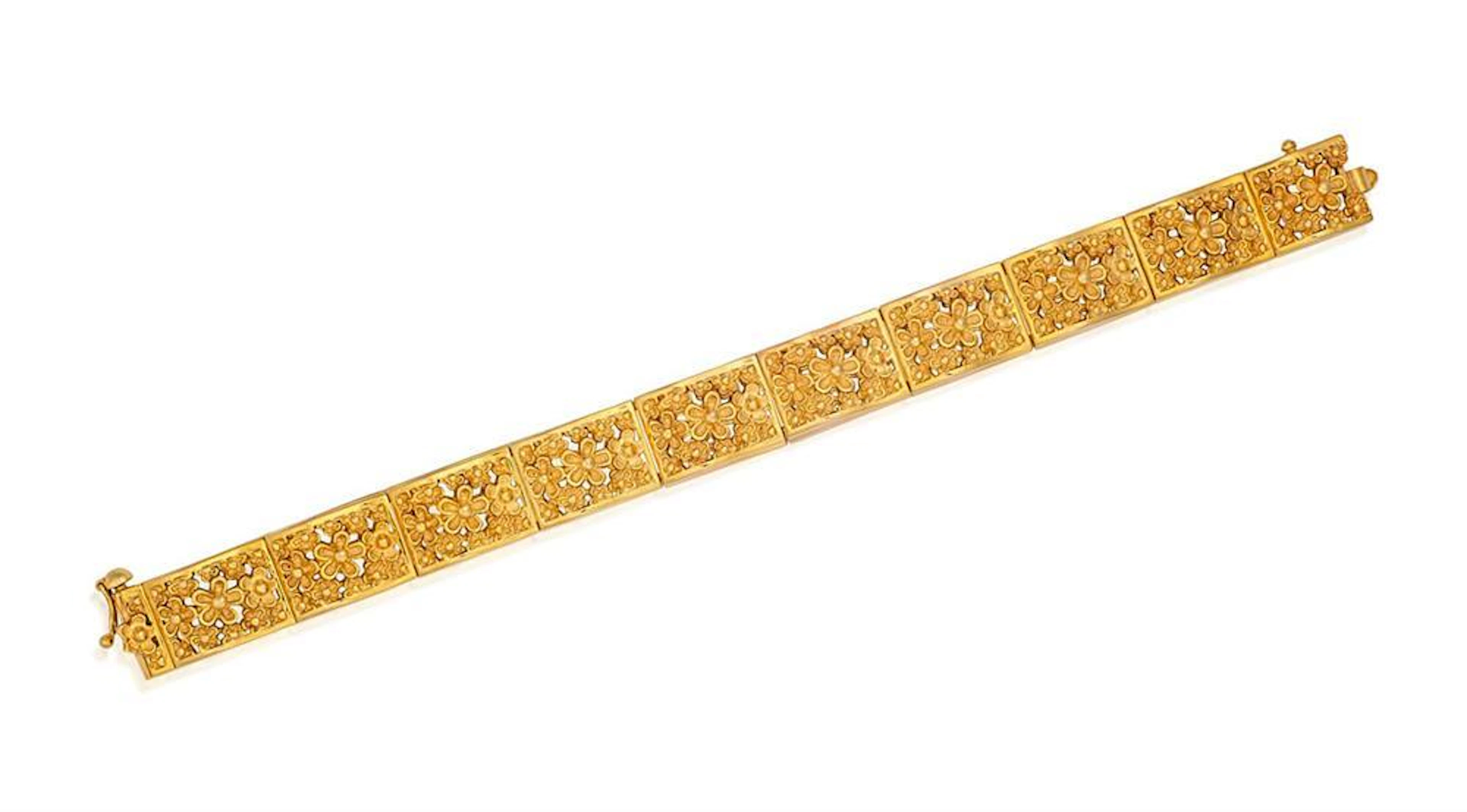 22ct gold bracelet