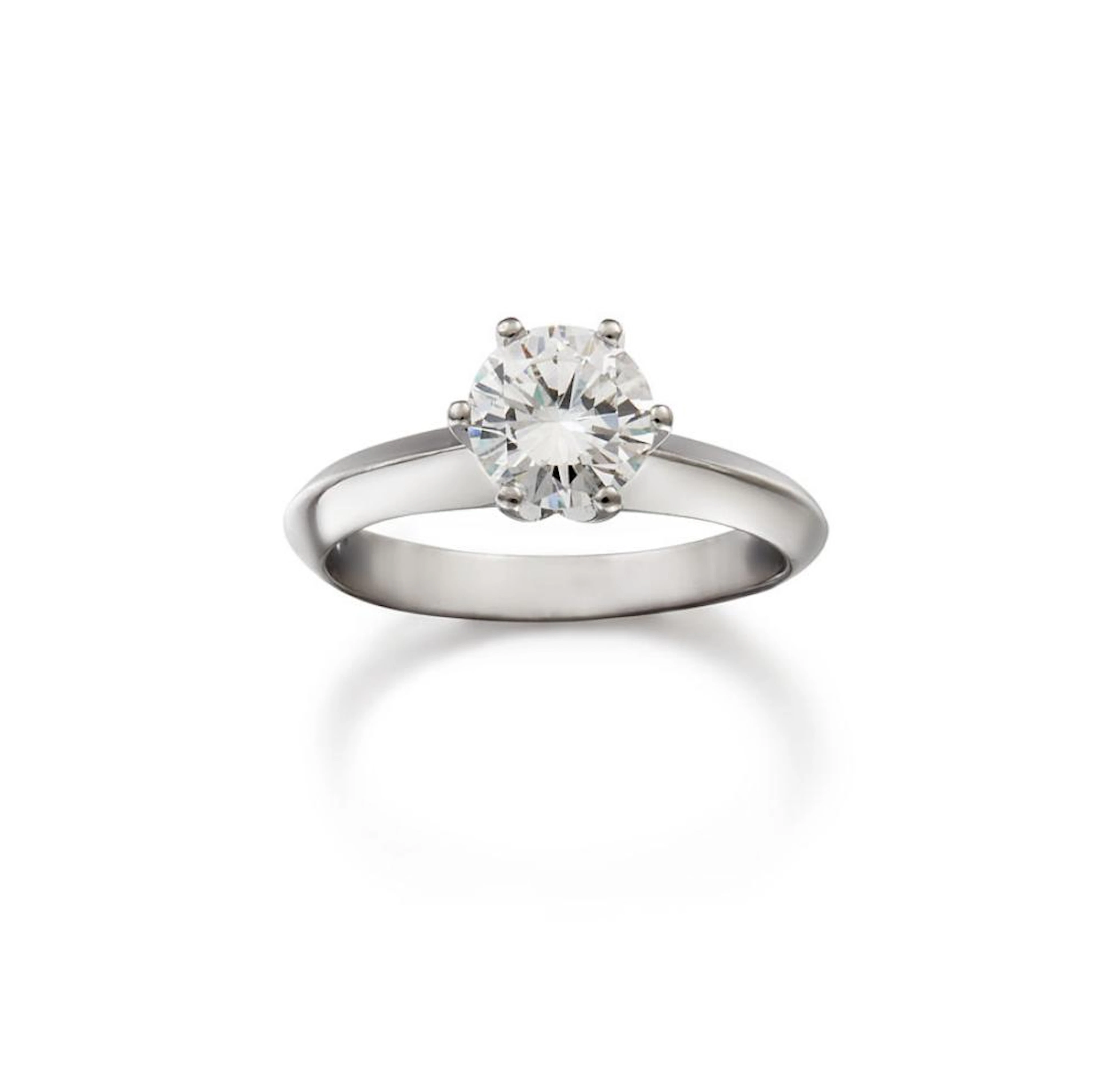 18ct white gold and diamond ring