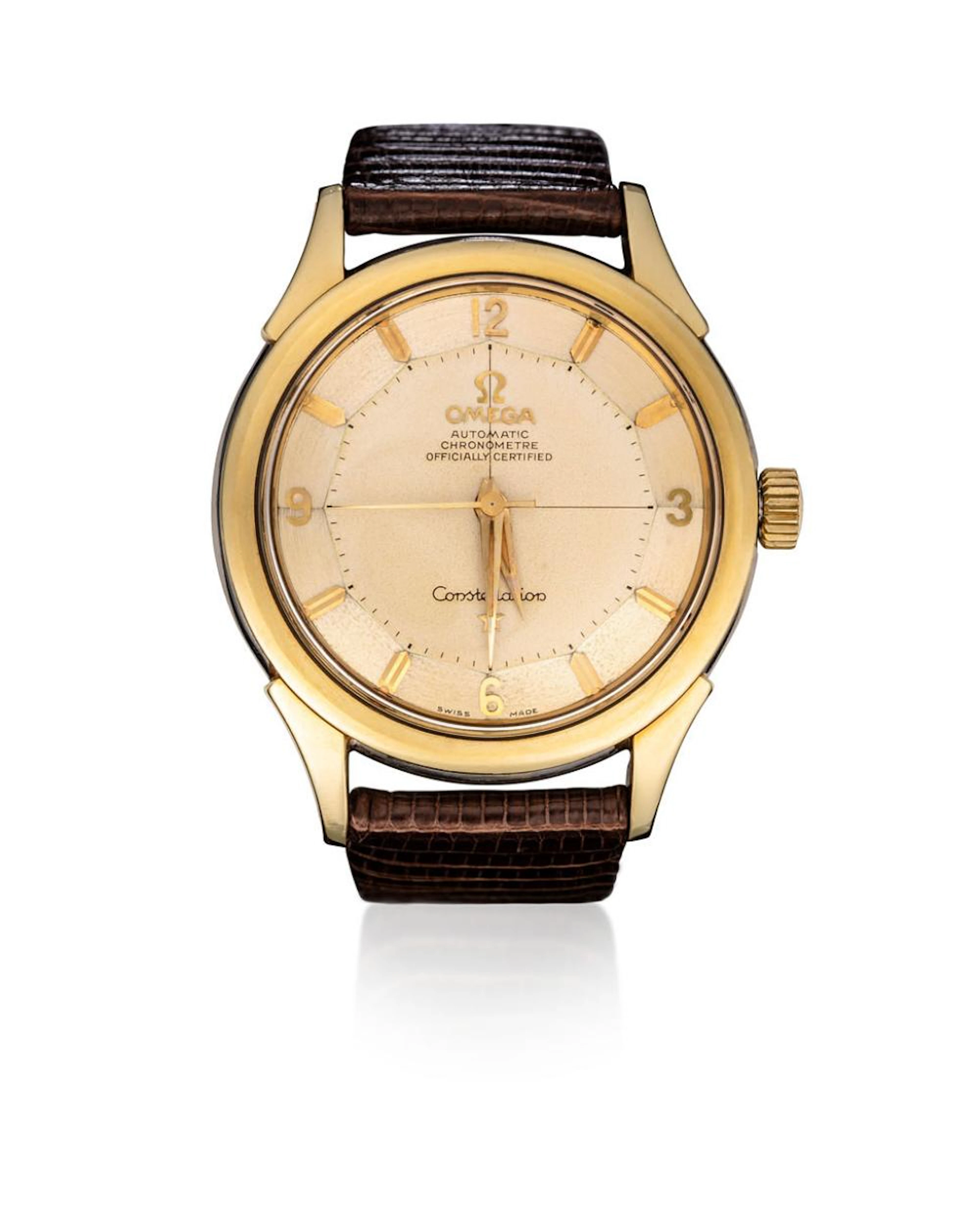 Omega Constellation Ref 2852 12 SC A gold plated and...