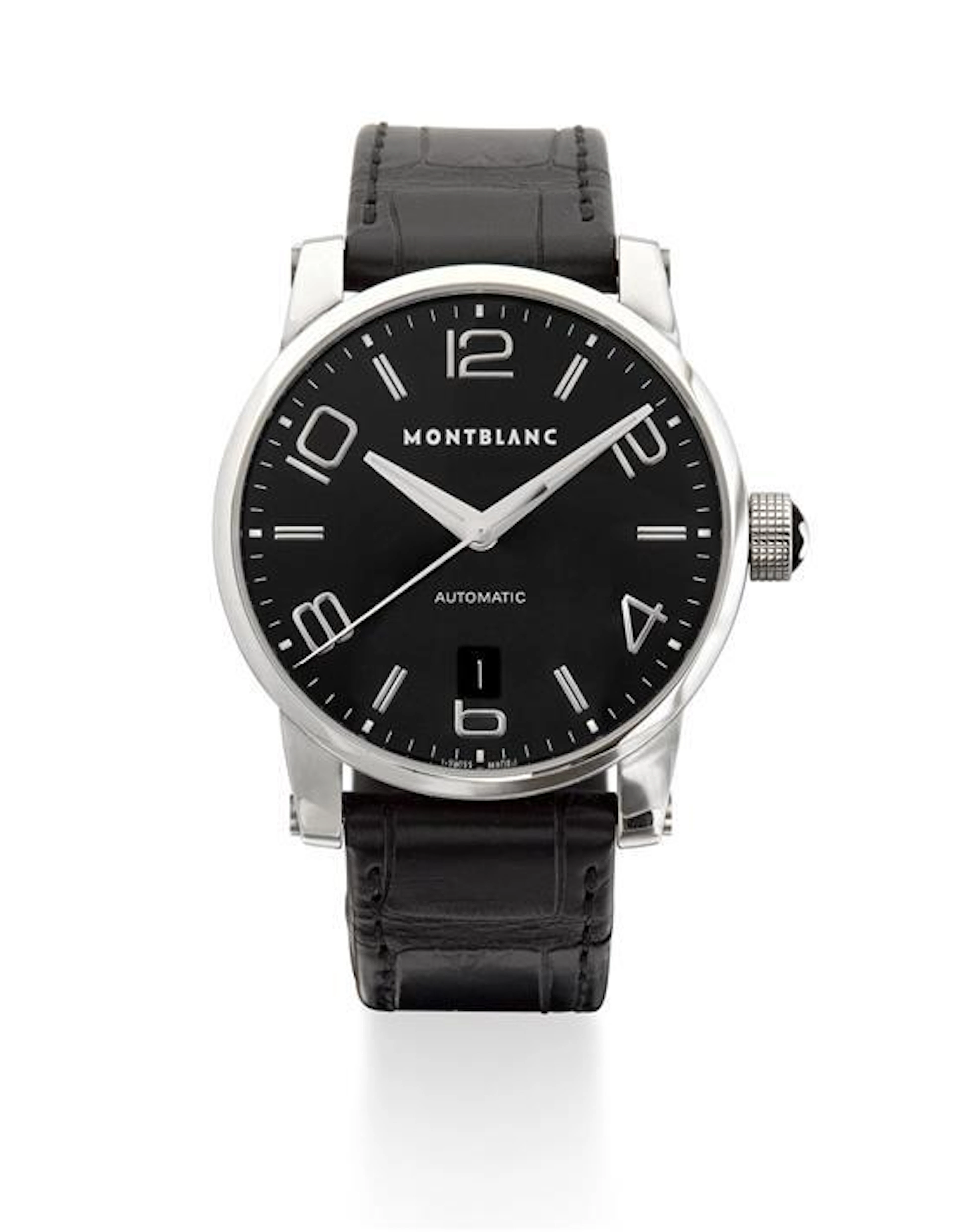 Montblanc A stainless steel automatic wristwatch with...
