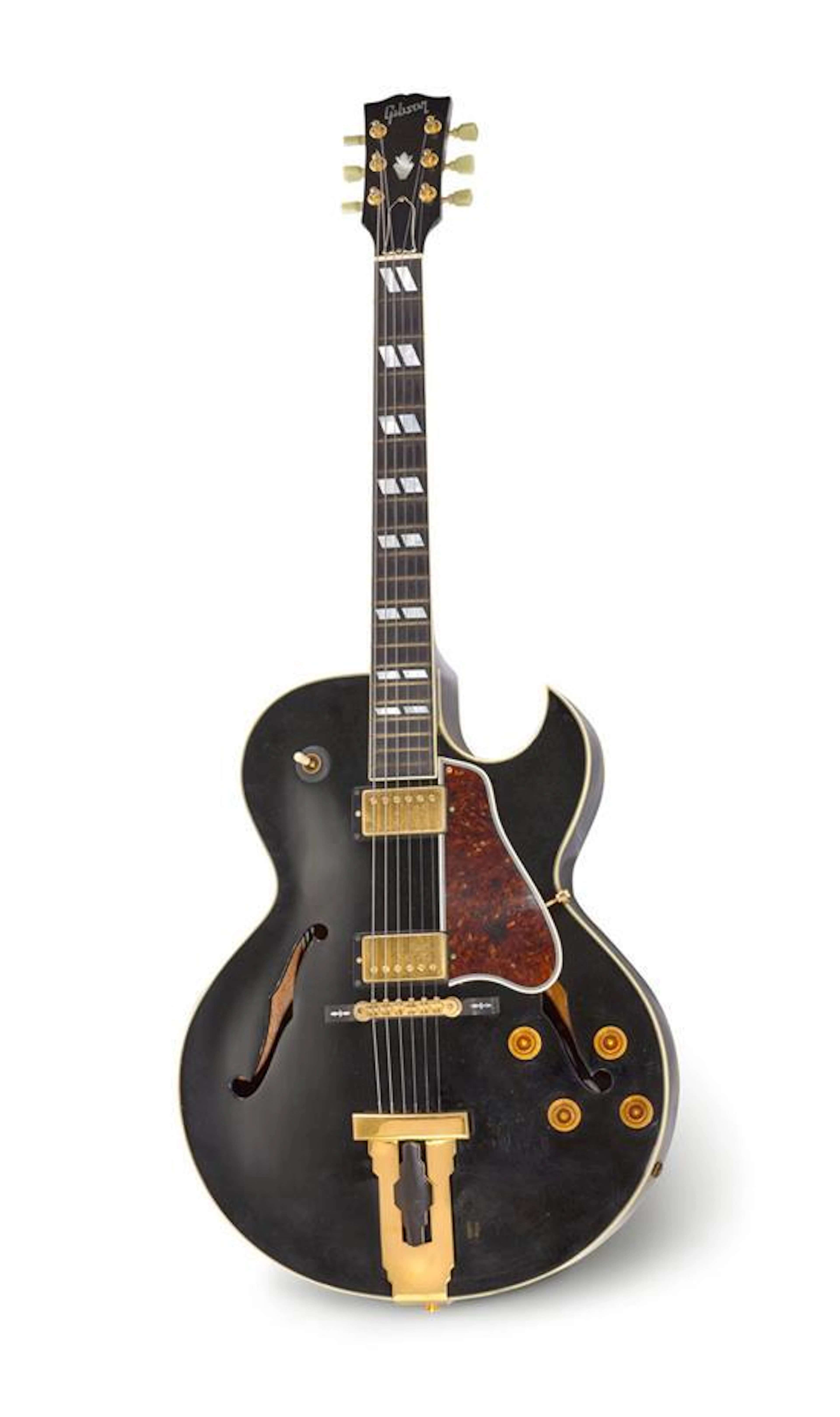 A Gibson L4CES 'Black' electric guitar, 1992