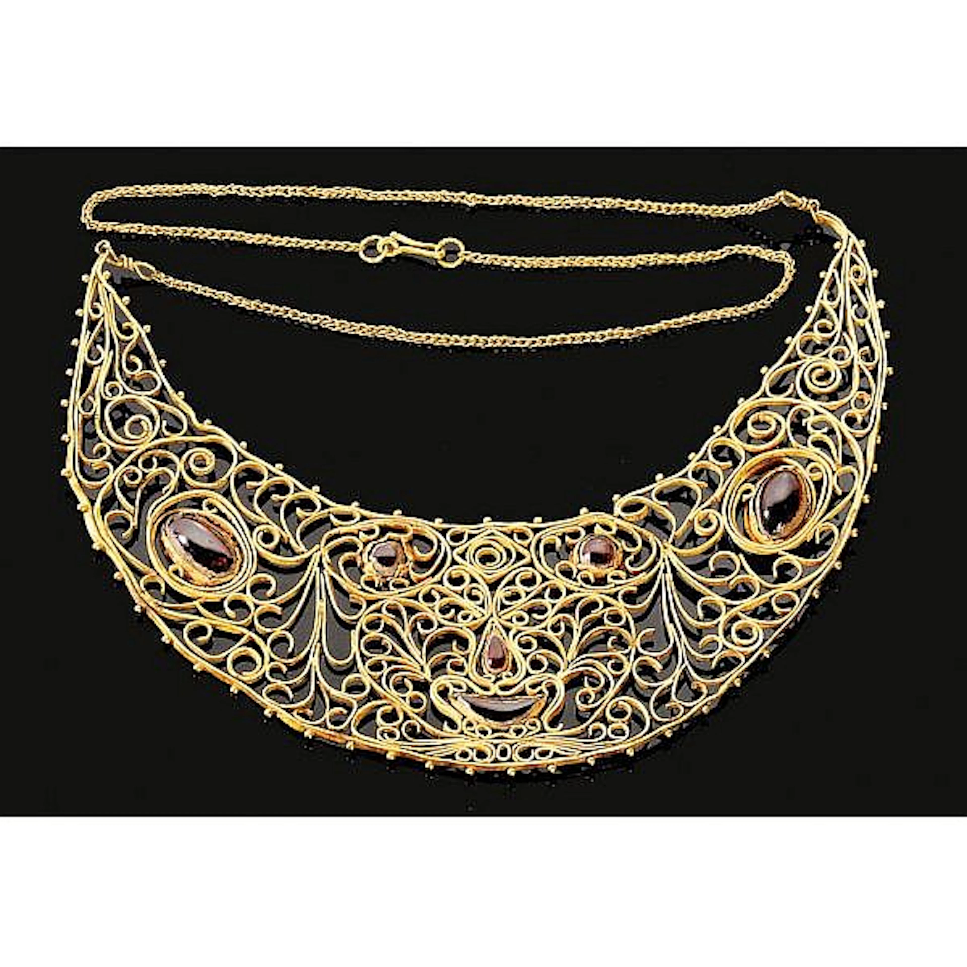 ANTIKER SCHMUCK Halskette mit großem