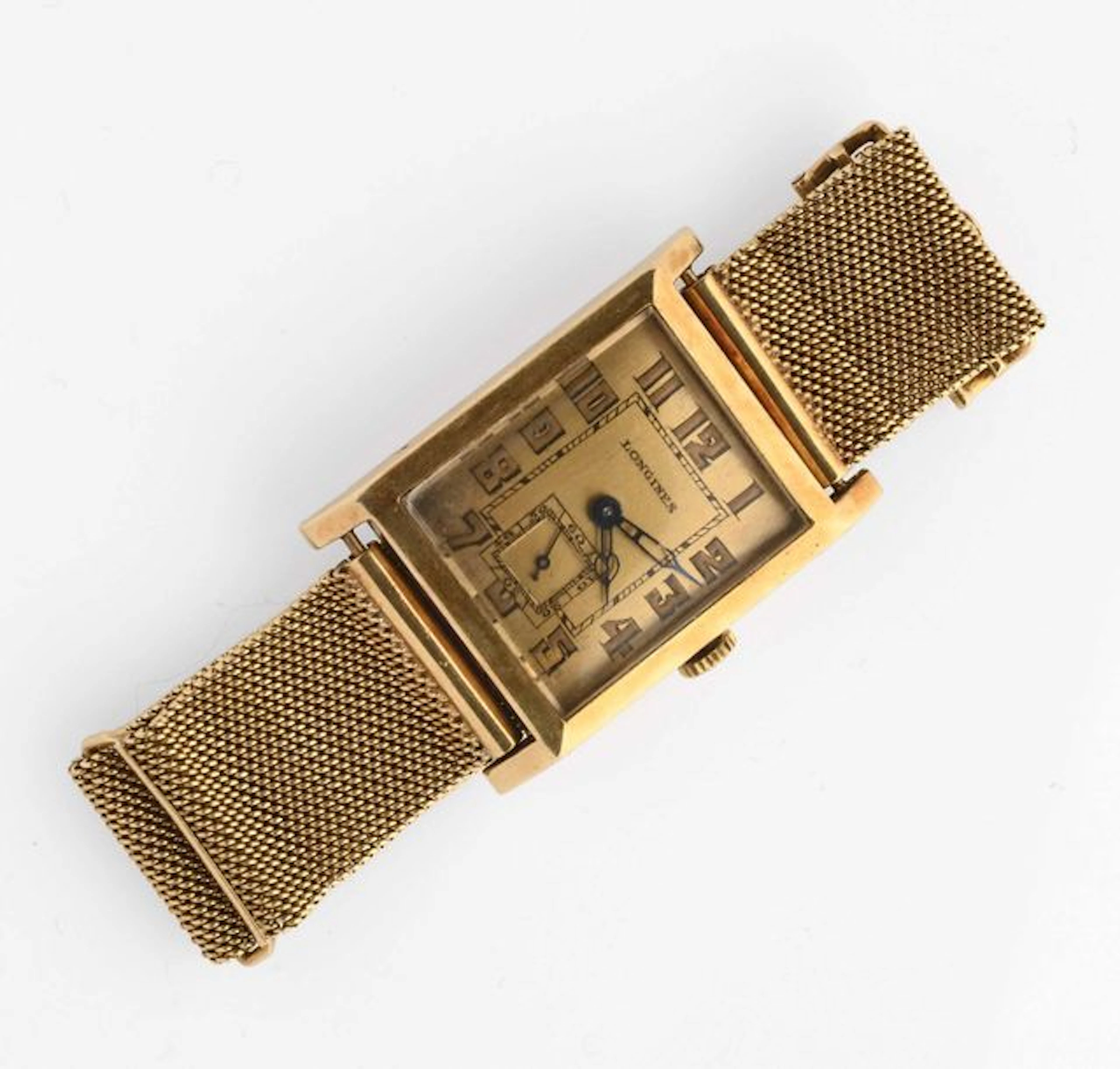 LONGINES Montre de ville en or jaune 18K…