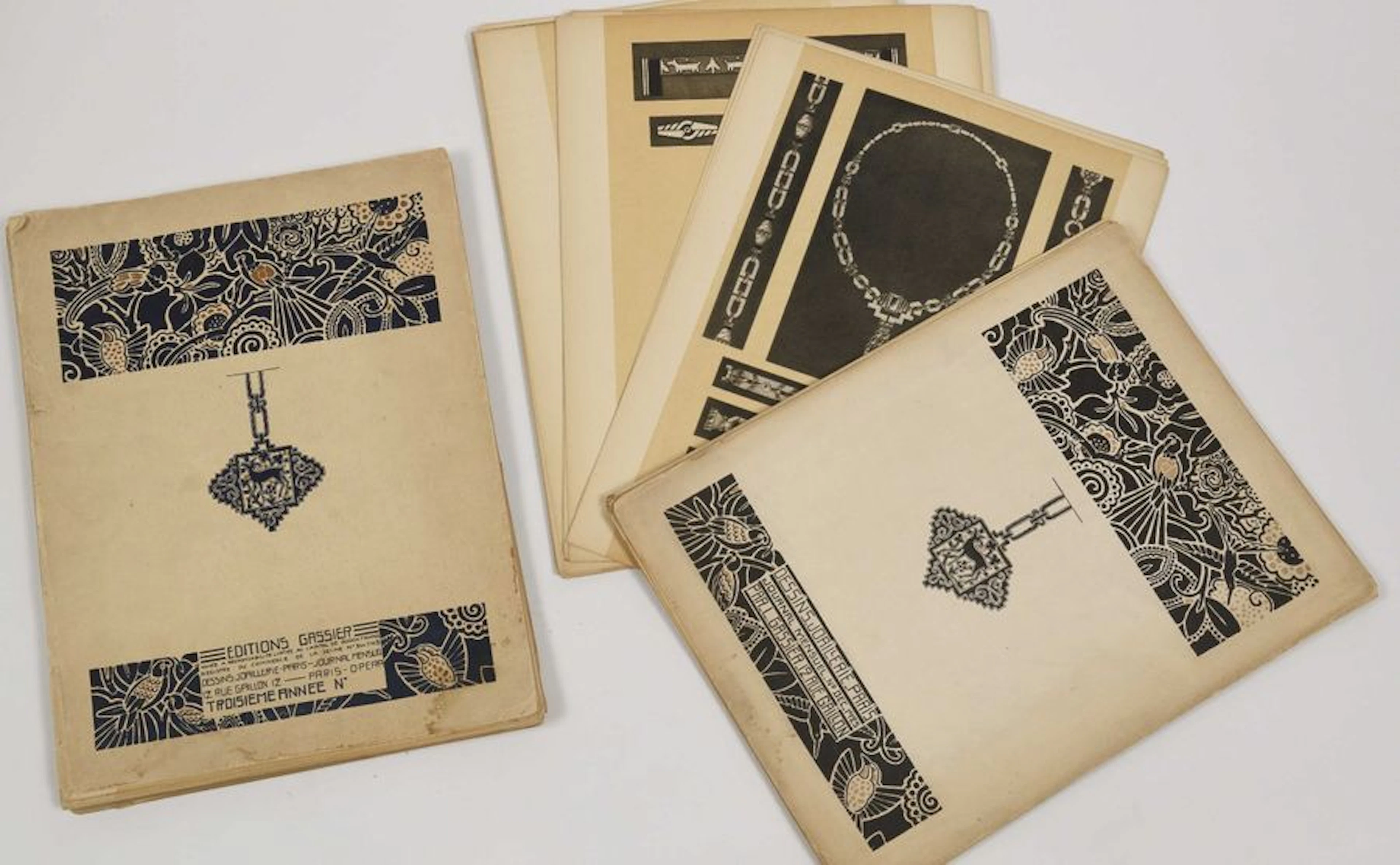 Editions Gassier. Dessins – Joaillerie –…