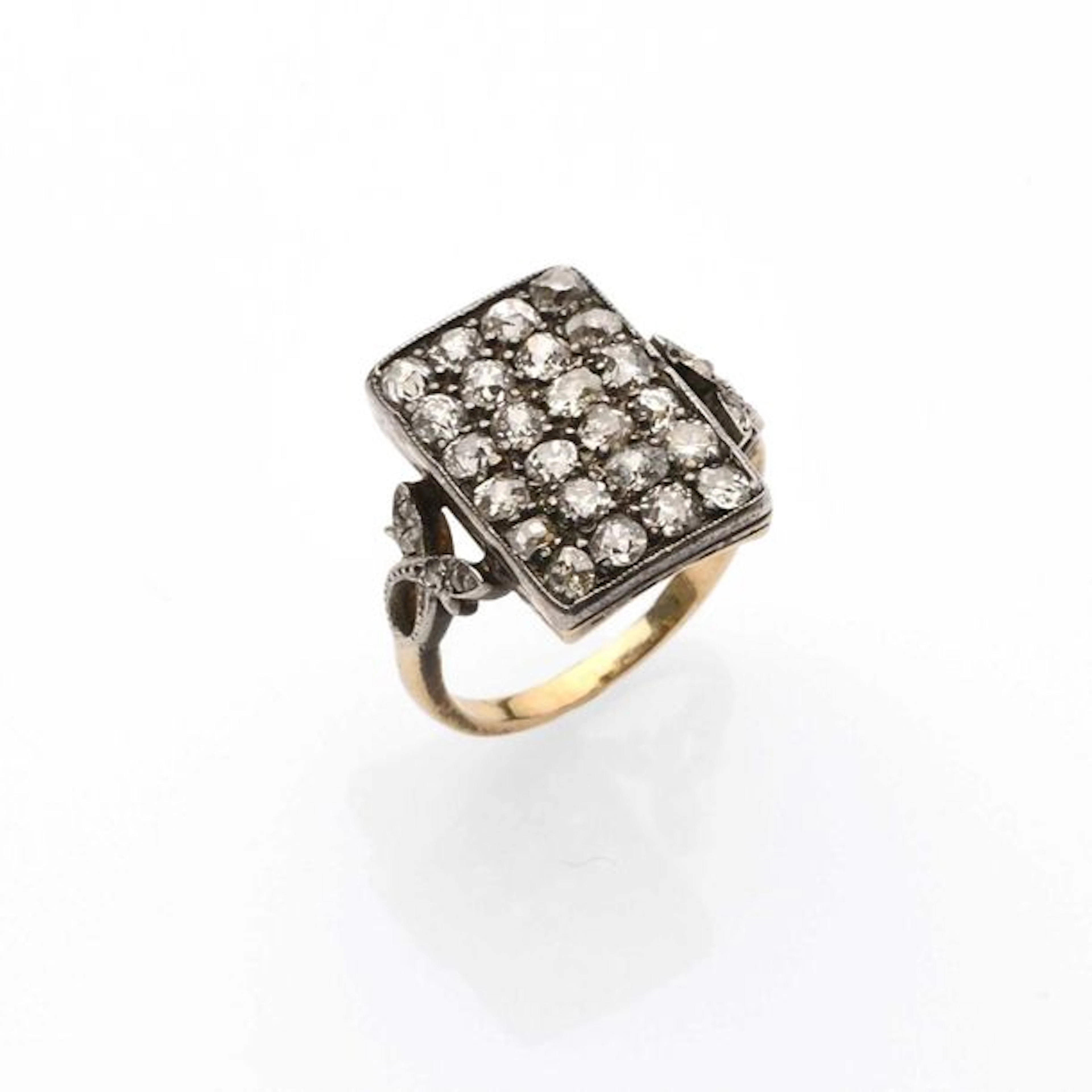 Bague en or jaune 18K (750° millièmes) et…