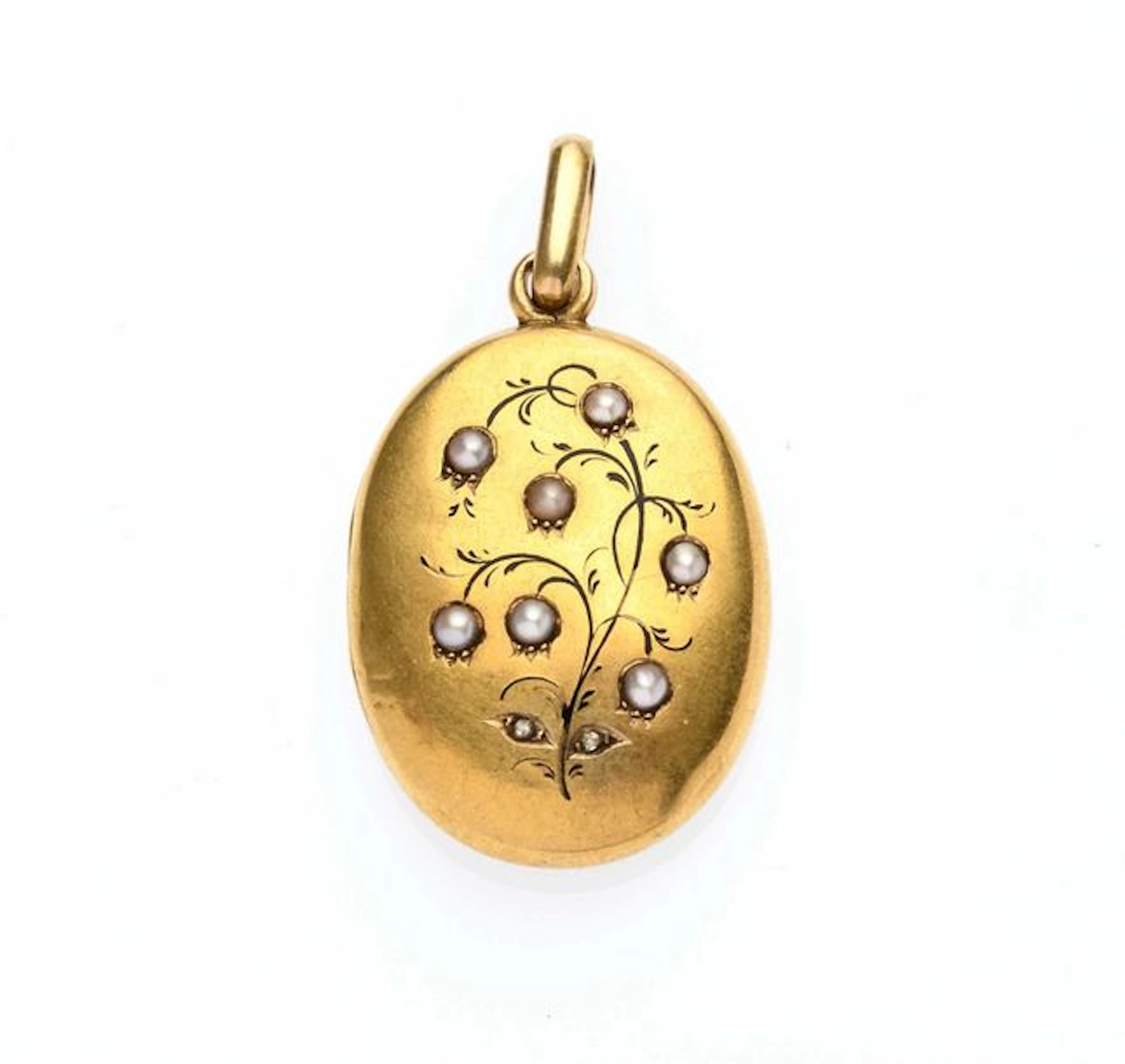 Pendentif ouvrant faisant porte-photo en…