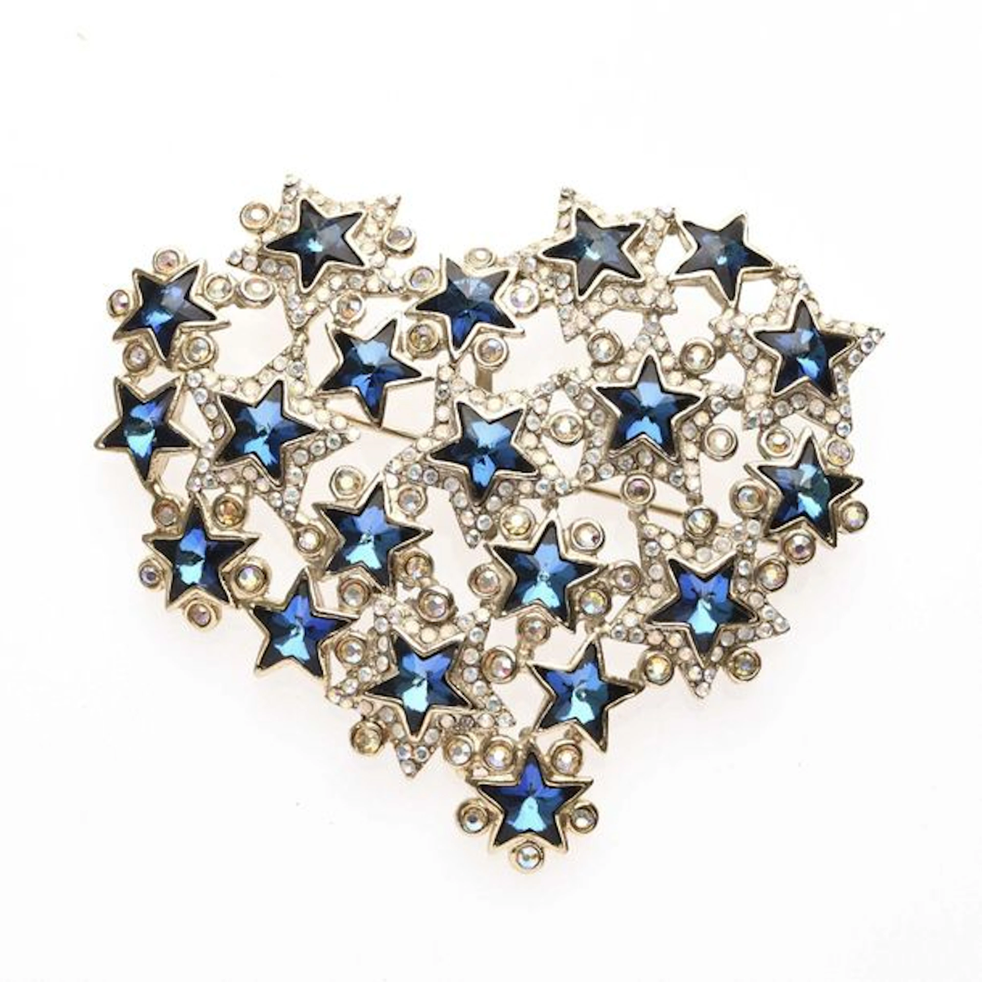 Yves SAINT-LAURENT Broche pendentif cœur…
