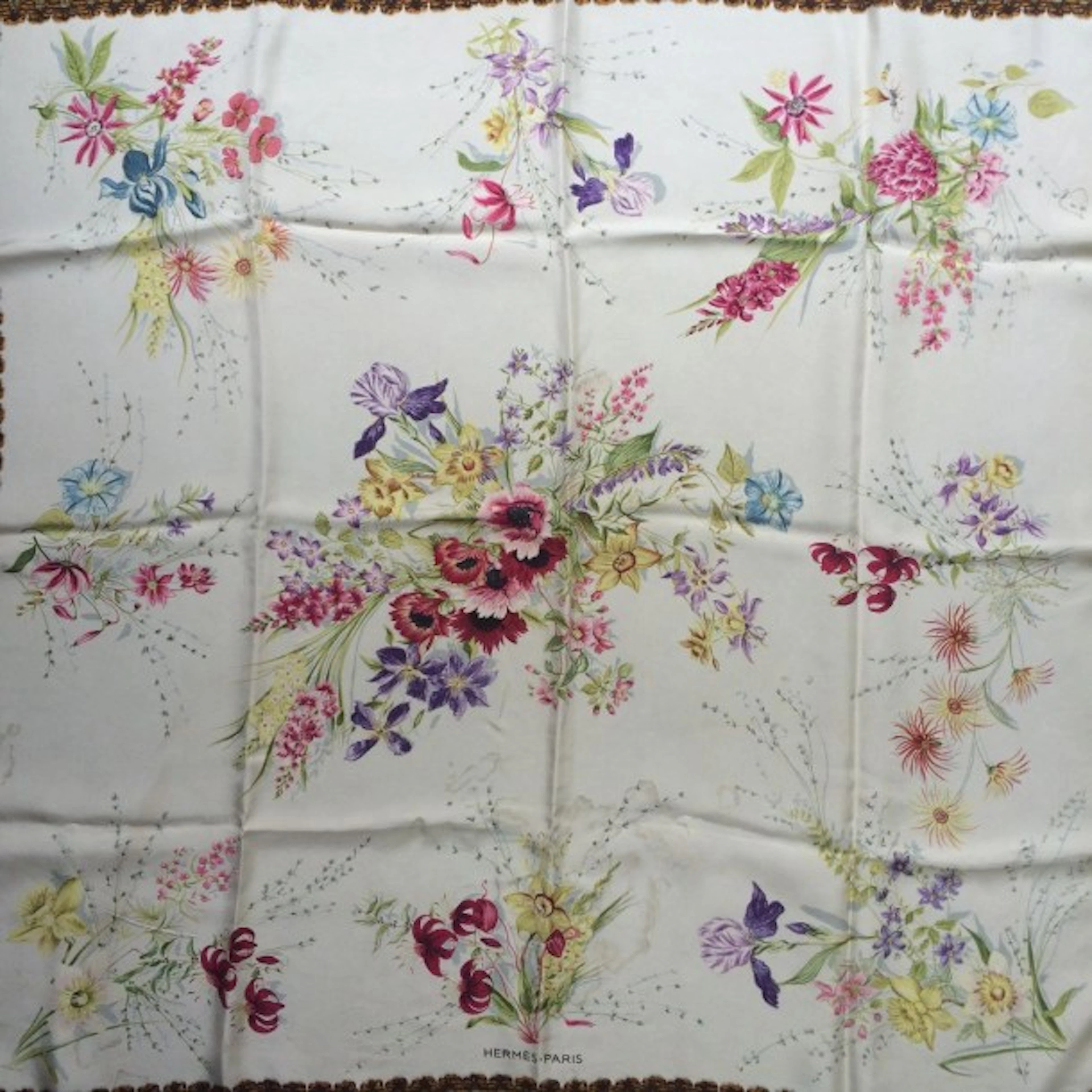 HERMES Paris " Fleurs