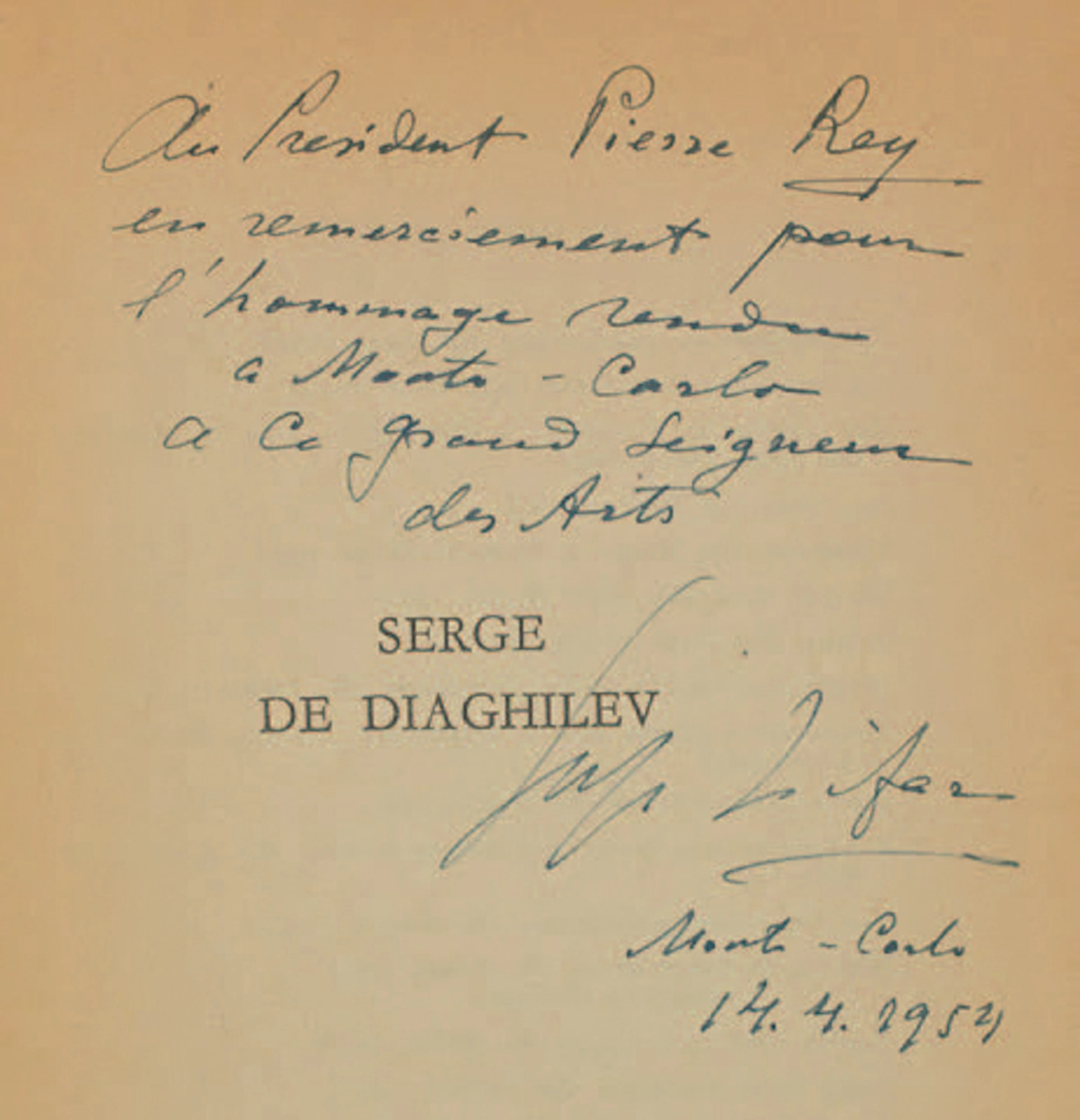 LIFAR, Serge.