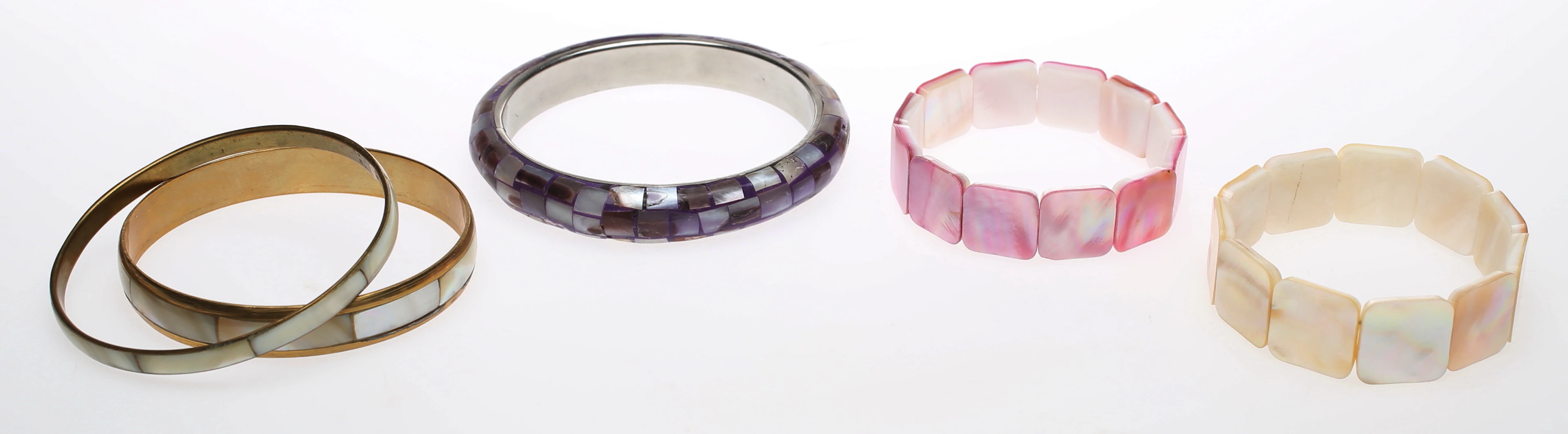 ARMREIFEN, 3 stück und Armbänder 2 stück.