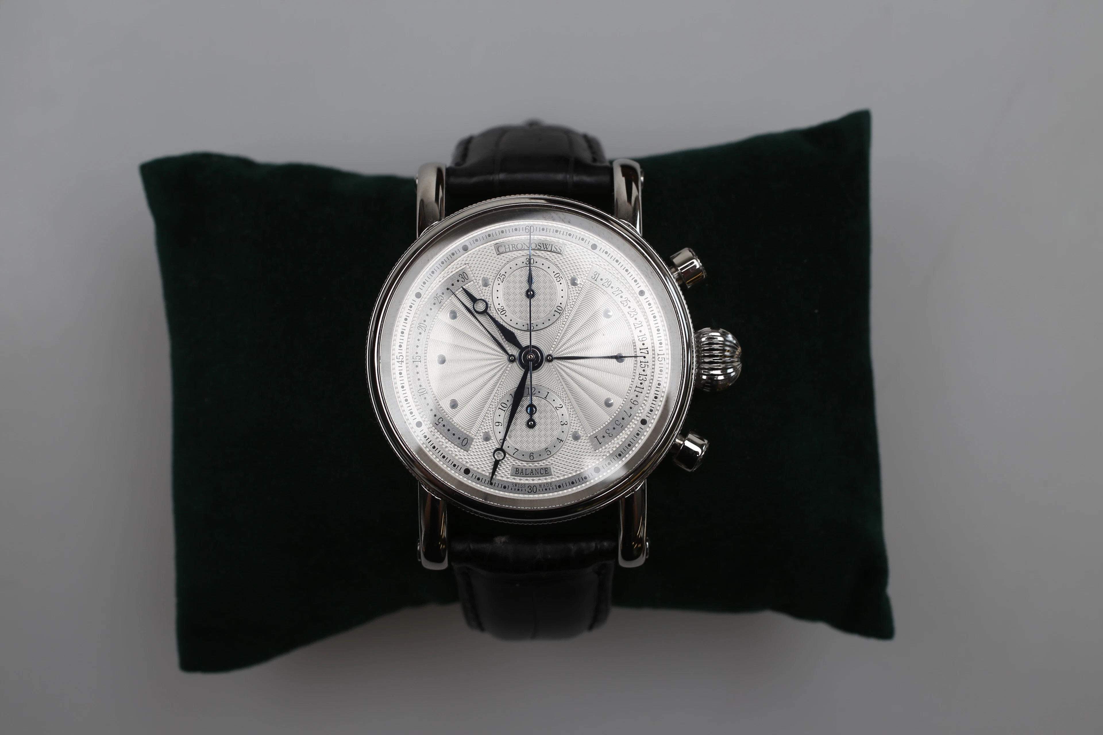 CHRONOSWISS BALANCE, Herrenarmbandchronograph.