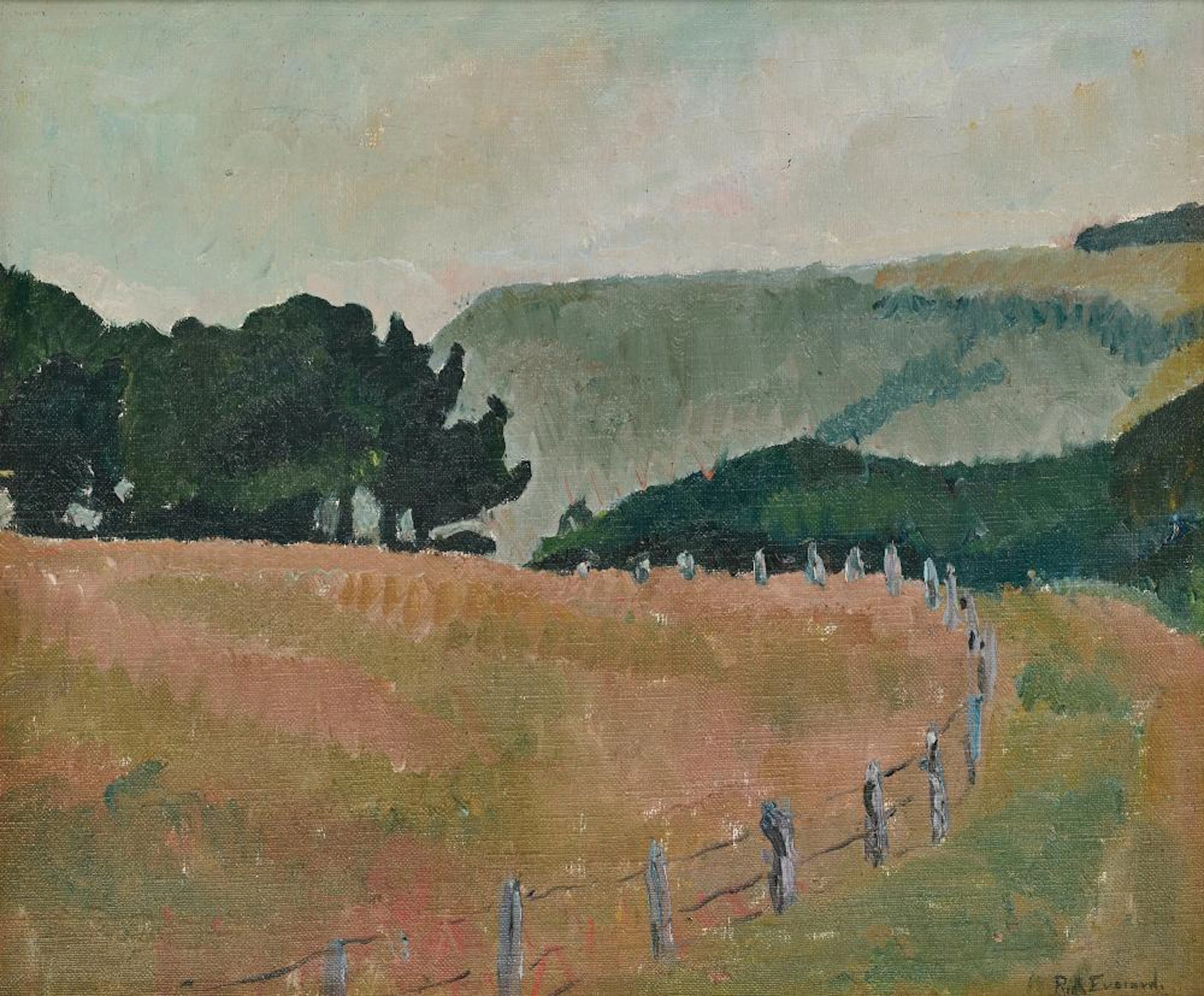 Ruth Everard Haden (South Africa 1904-1992), Landscape Near Lekkerdraai