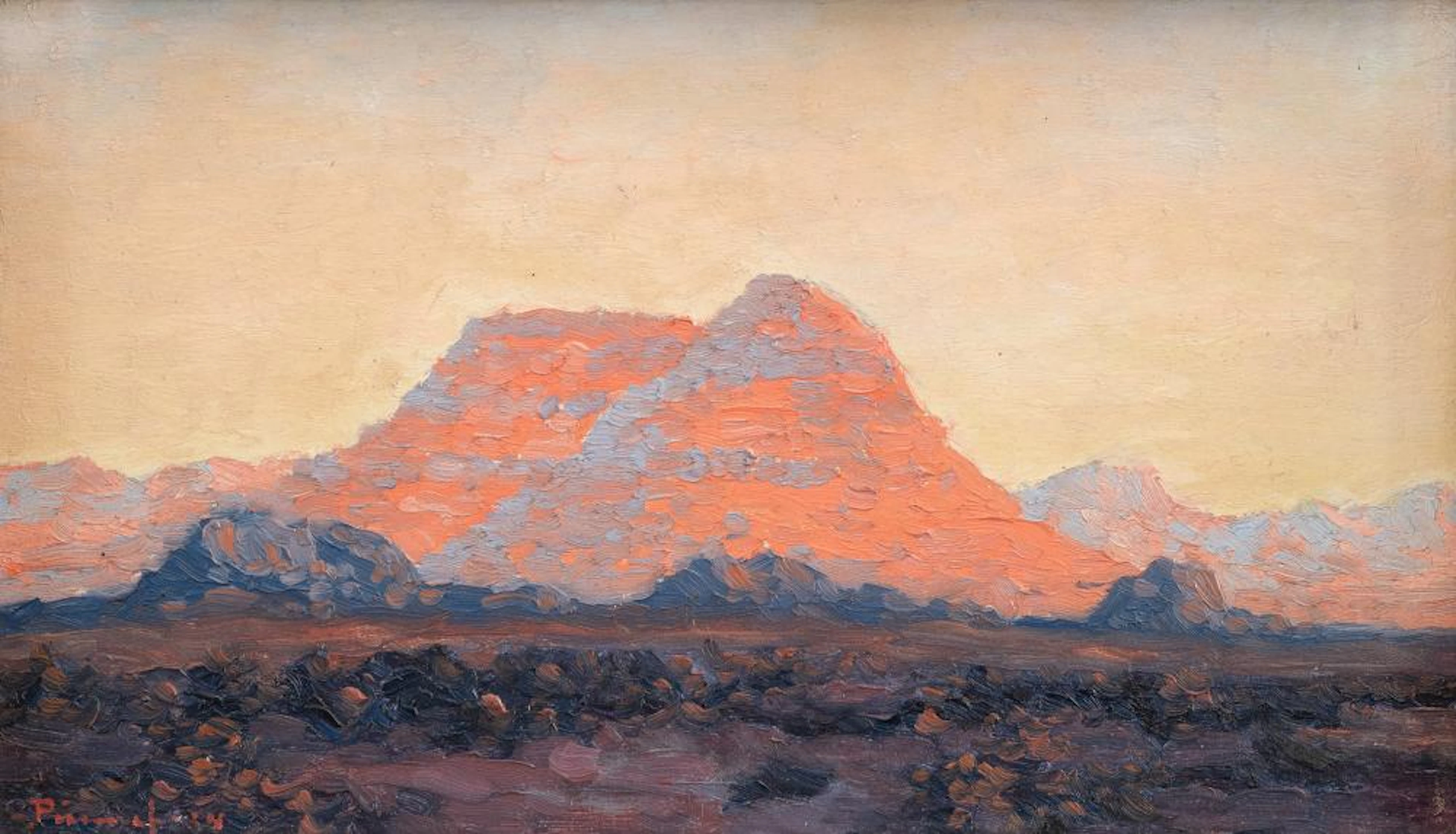 JACOBUS HENDRIK PIERNEEF (SOUTH AFRICA 1886-1957) | BERGLAND SUIDWESAFRIKA