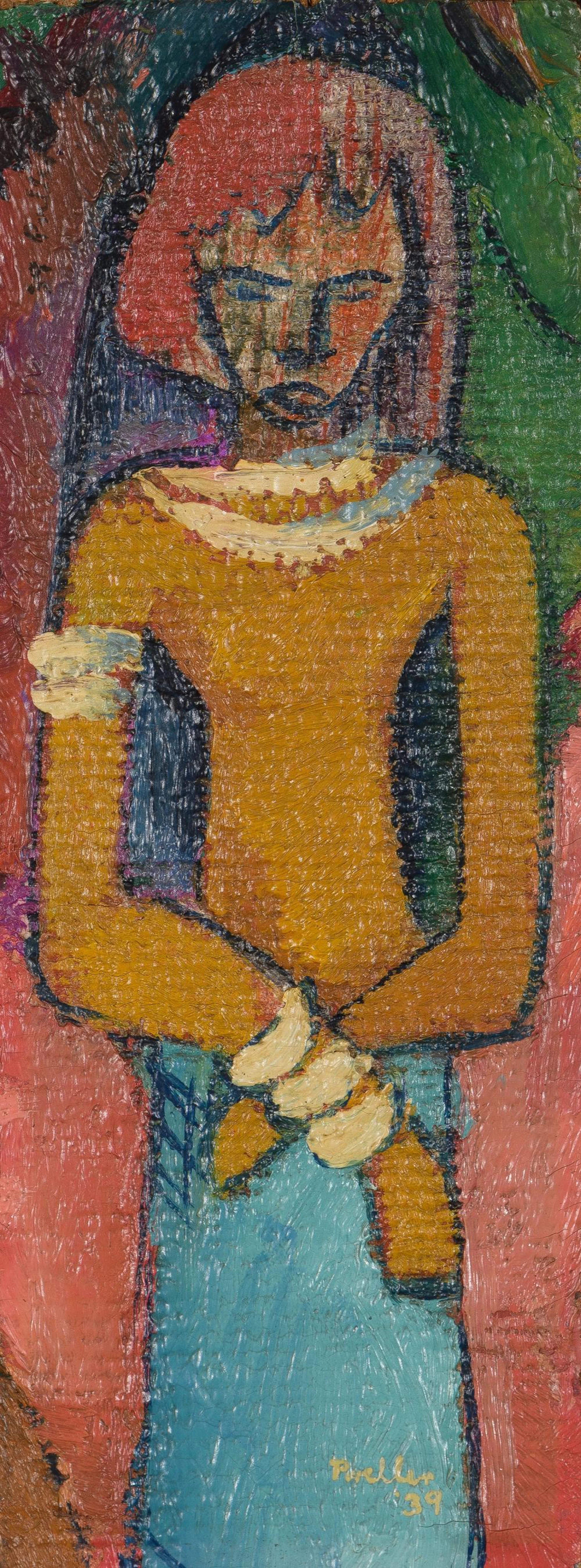 ALEXIS PRELLER (SOUTH AFRICA 1911-1975) | FIGURE WITH BANGLES