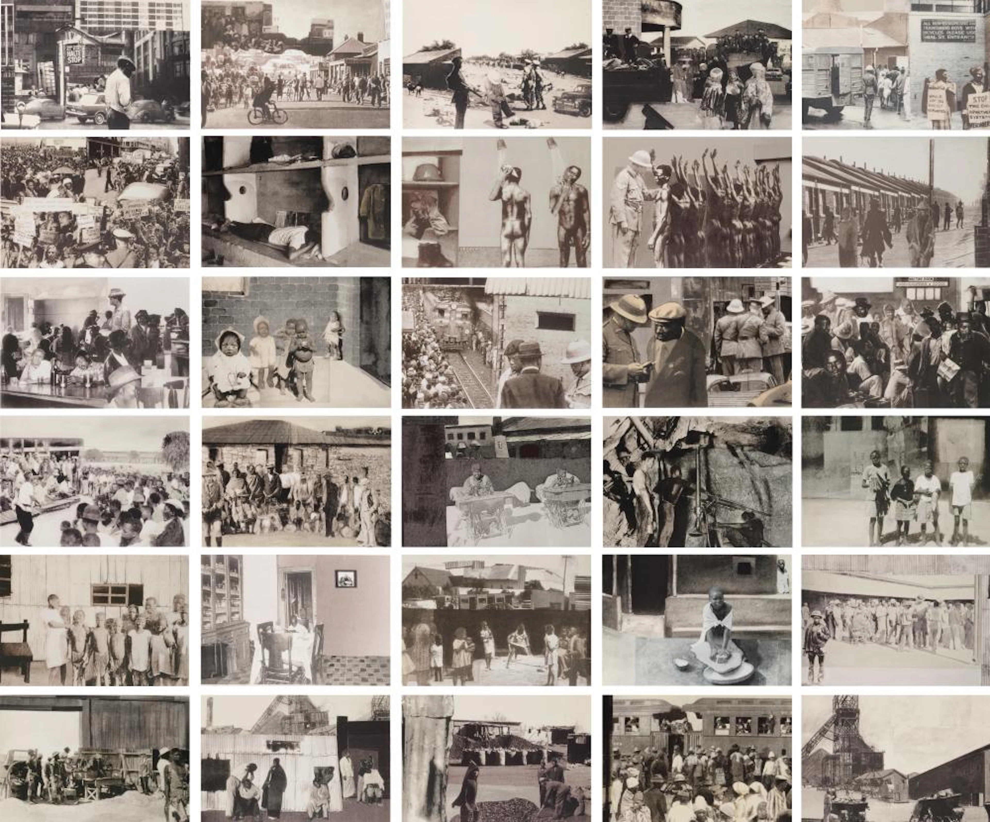 SAM NHLENGETHWA (SOUTH AFRICA 1955-) | GLIMPSES OF THE FIFTIES AND SIXTIES