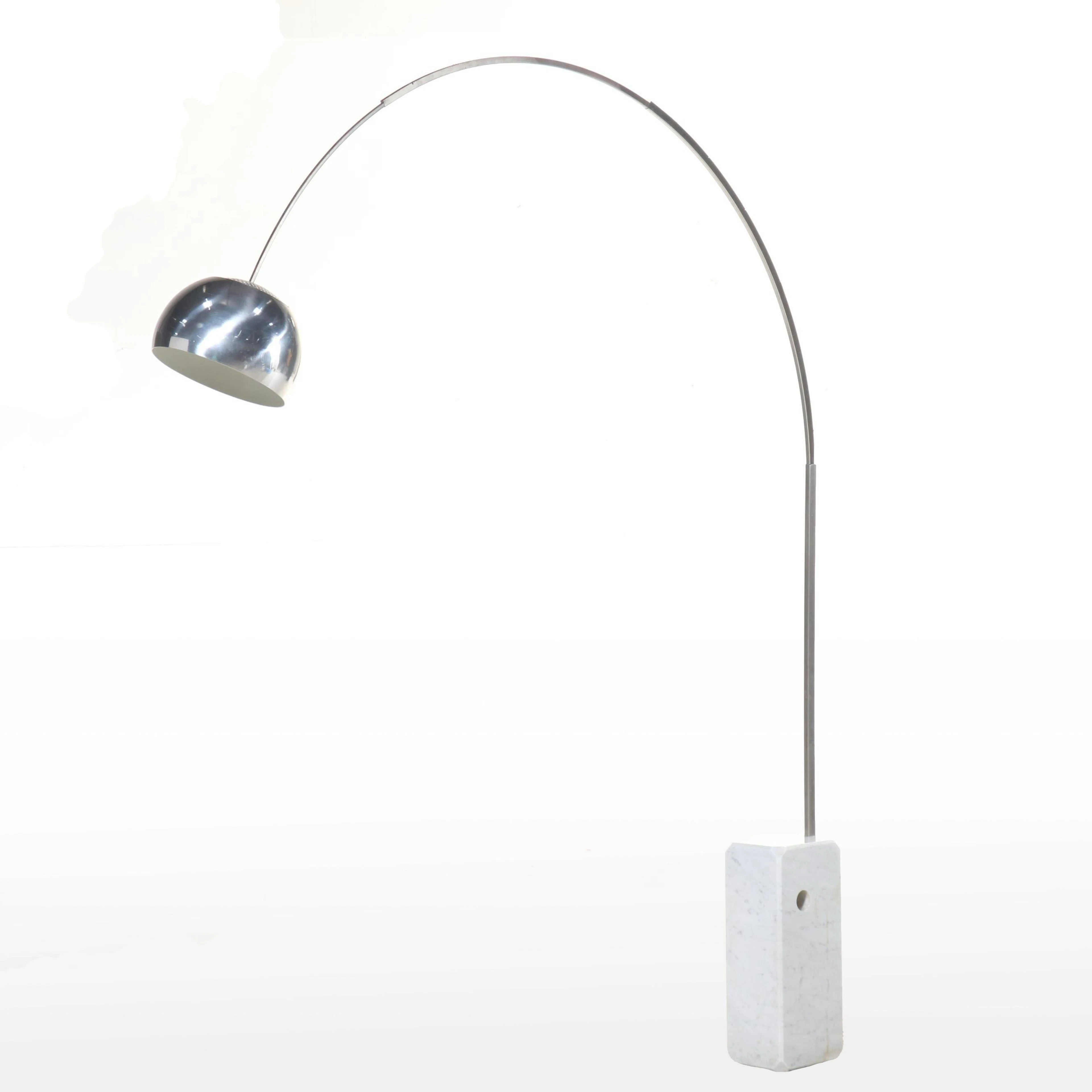 Mid Century Modern "Arco" Floor Lamp After Achille Castiglioni