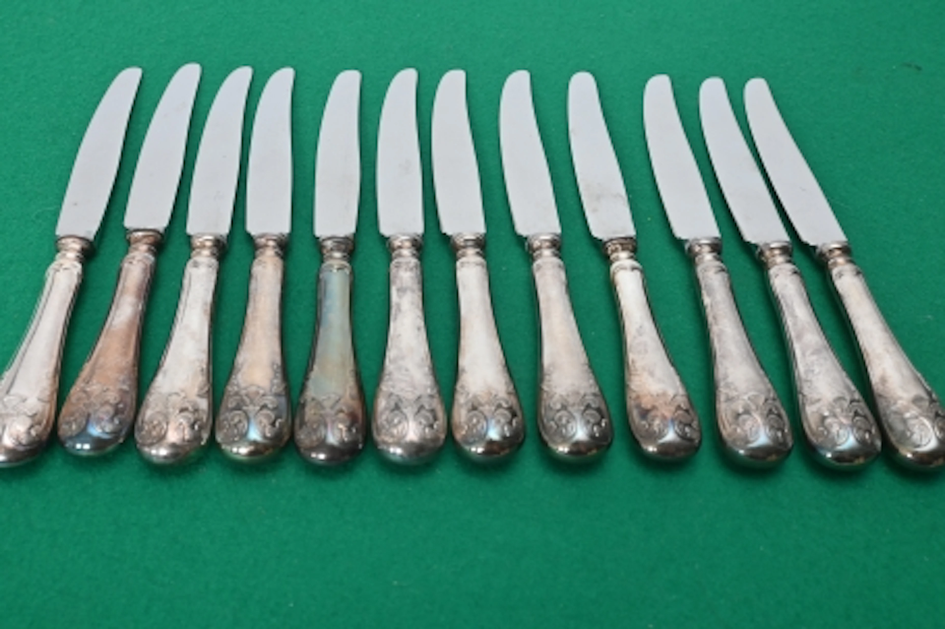 Silverknivar ca 658gr