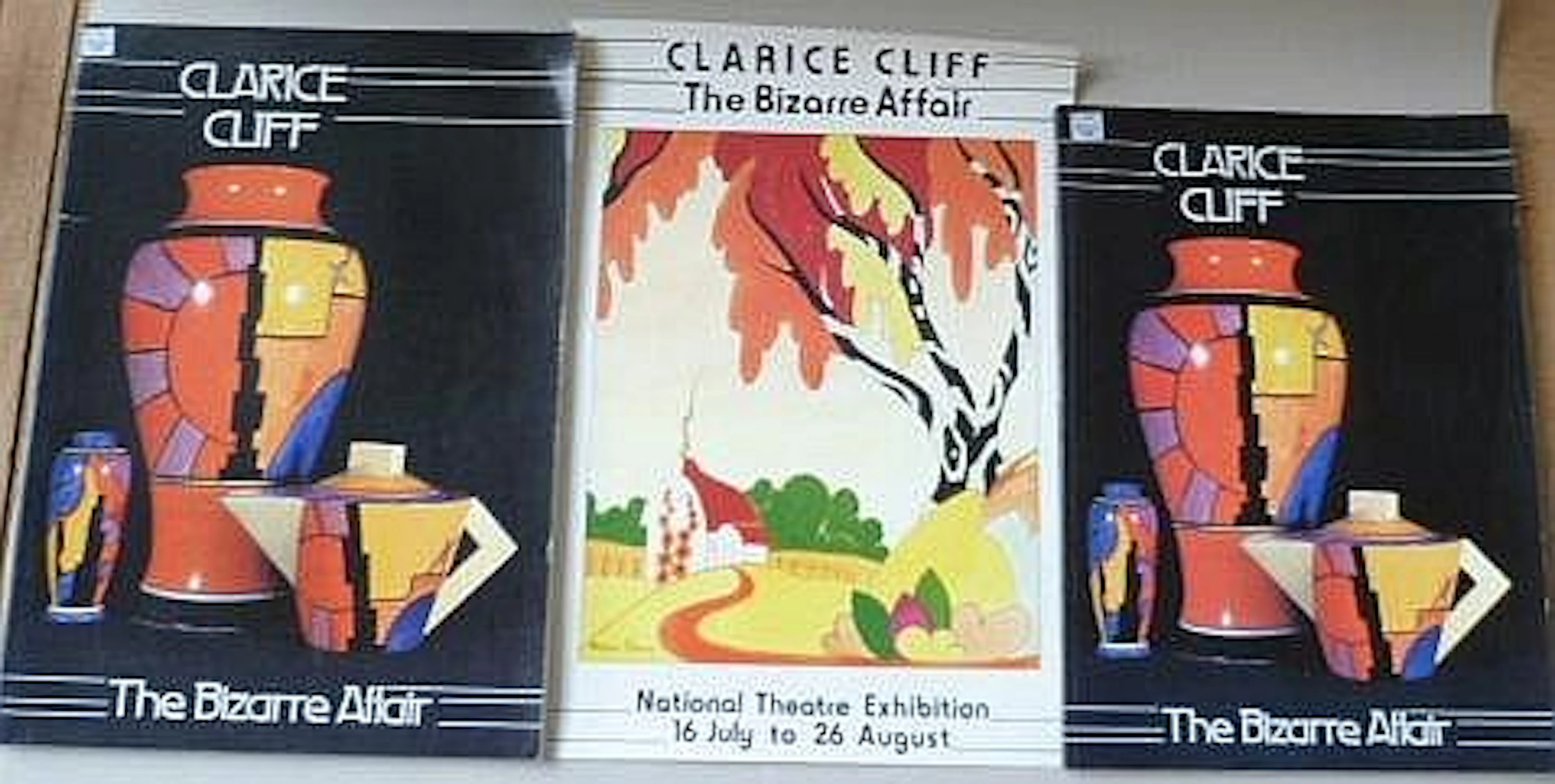 A Clarice Cliff promotional poster for " The